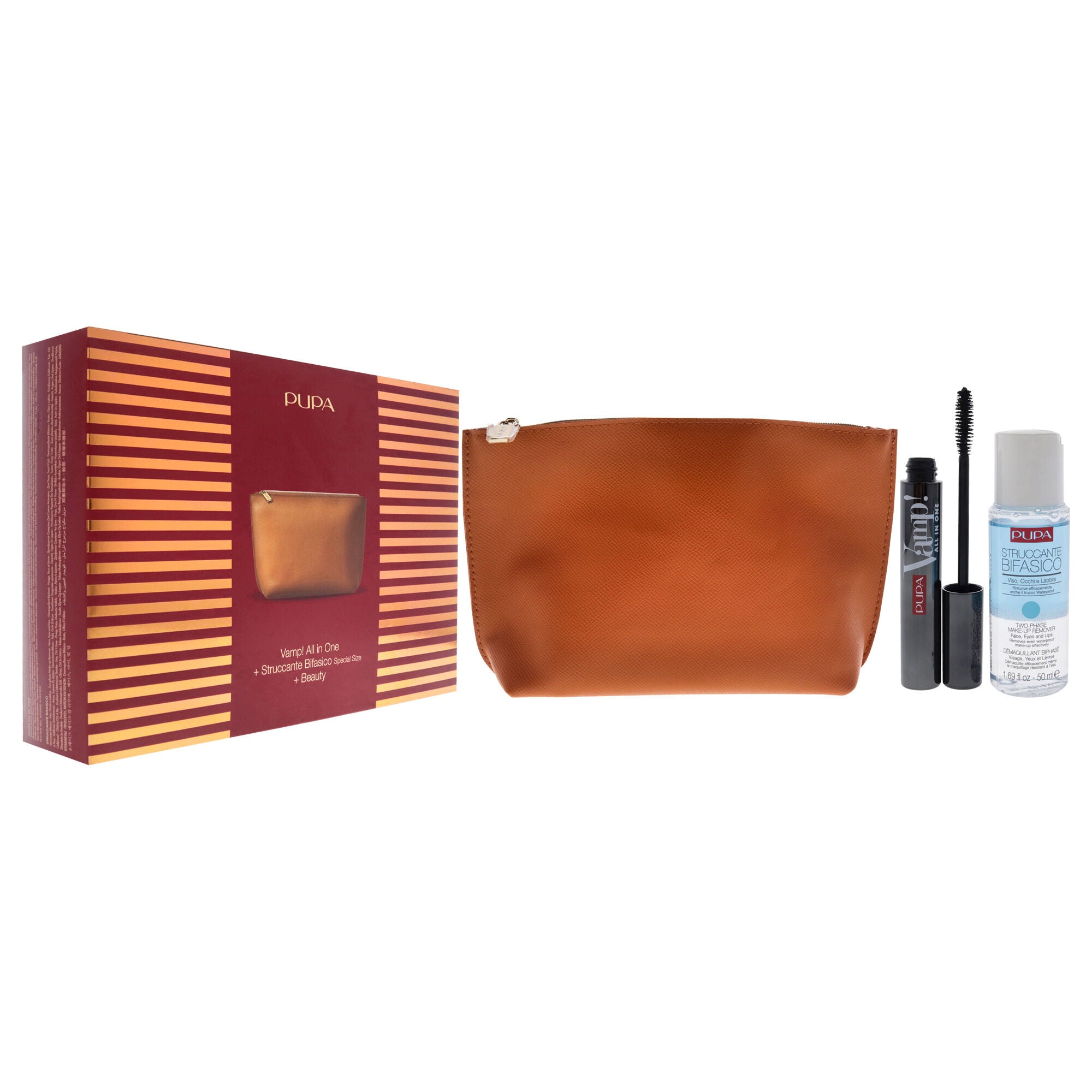 Vamp! All in One and Two-Phase Make-Up Remover Set by Pupa Milano for Women - 3 Pc Set, See Description, alternate image number 1