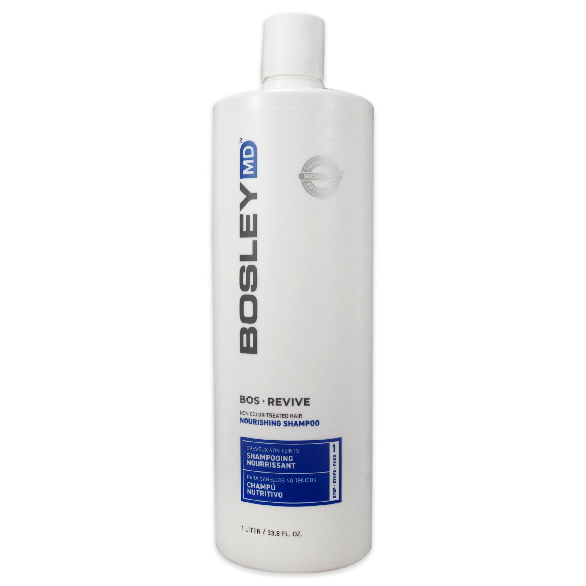 Bos Revive Nourishing Shampoo Non Color-Treated Hair by Bosley for Unisex - 33.8 oz Shampoo, See Description, hi-res image number 0
