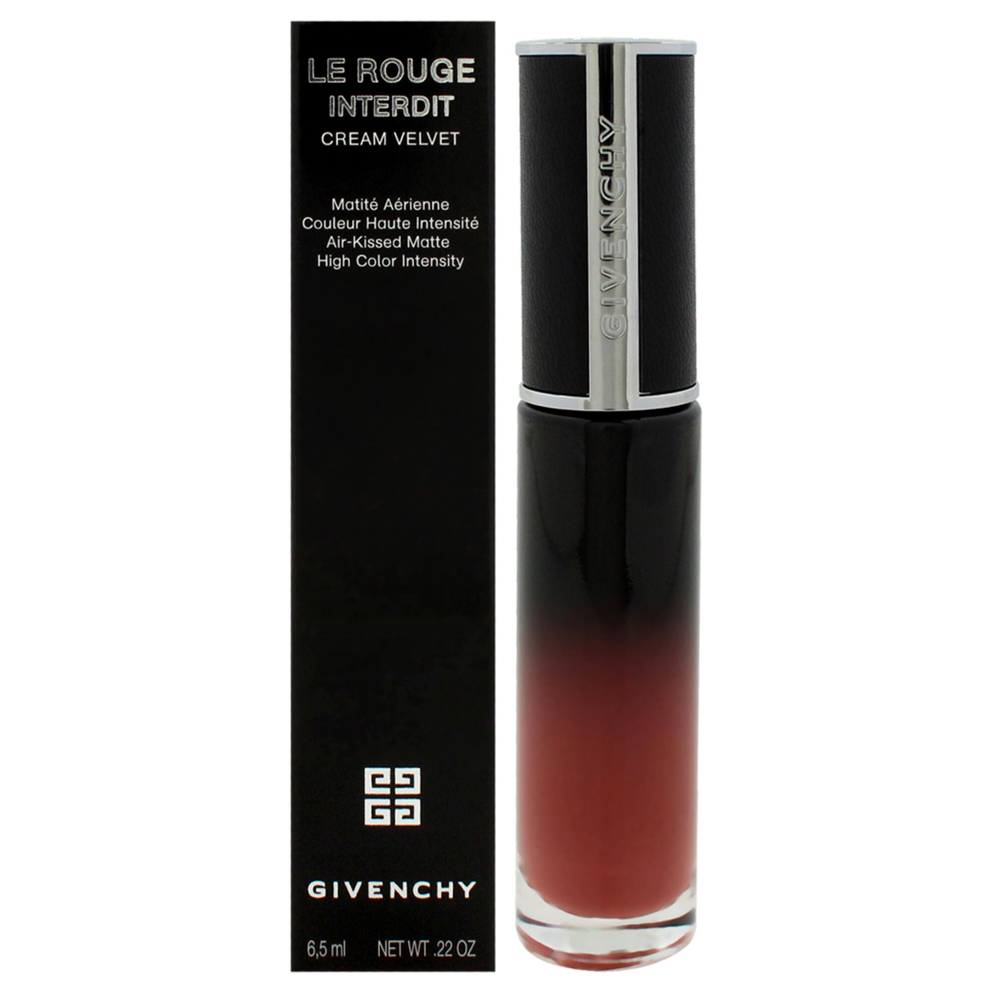Le Rouge Interdit Cream Velvet Lipstick - 15 Nude Ambre by Givenchy for Women - 0.22 oz Lipstick, Pink, hi-res image number 0