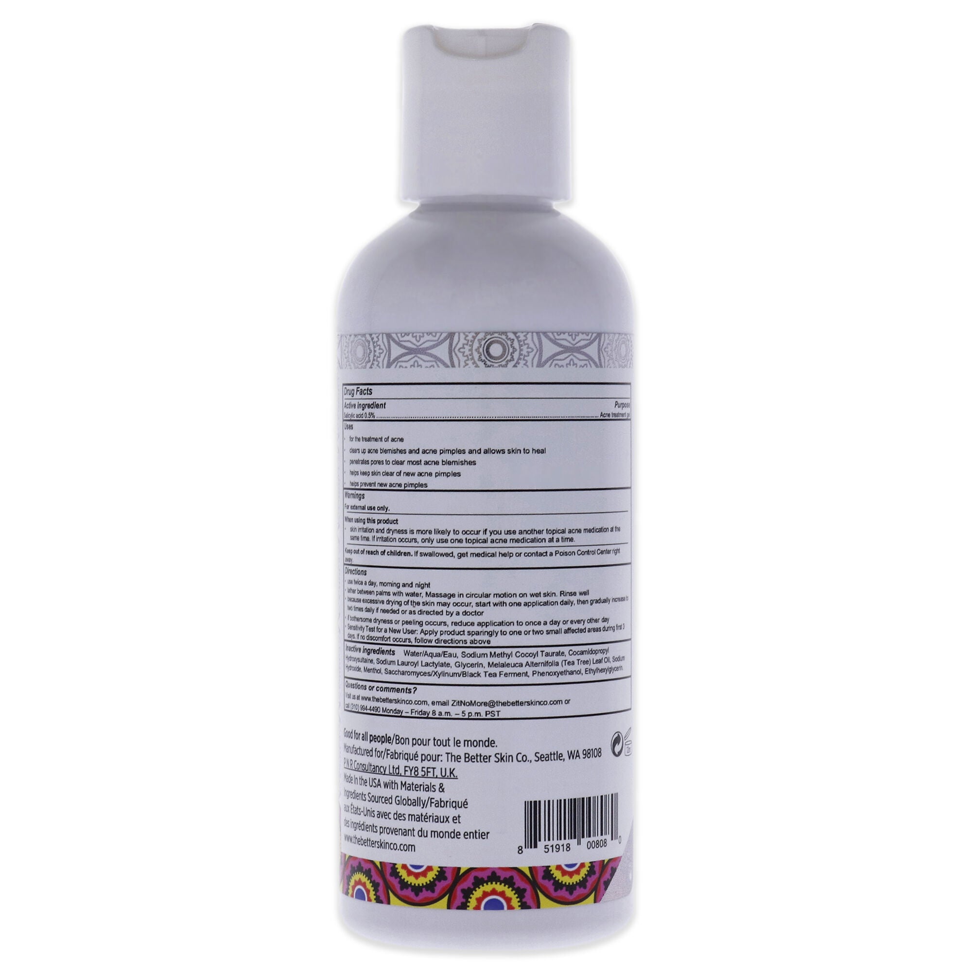 Zit No More Kleanse by The Better Skin for Women - 5.5 oz Treatment, See Description, alternate image number 2