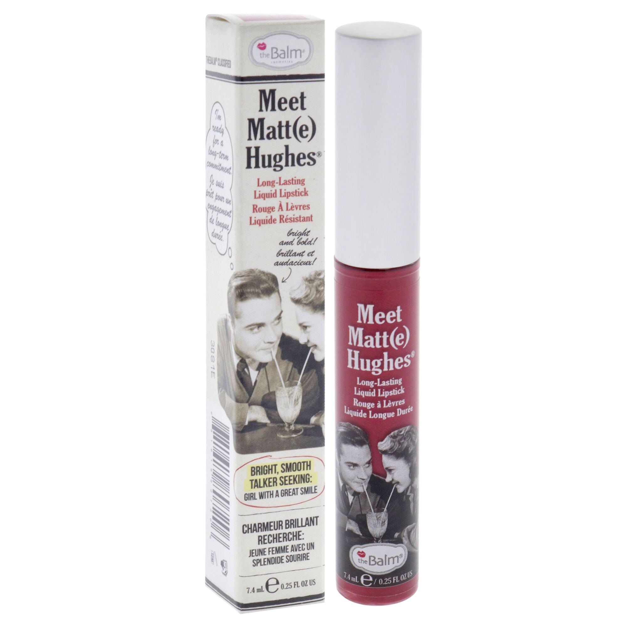 Meet Matte Hughes Long Lasting Liquid Lipstick - Dedicated by the Balm for Women - 0.25 oz Lip Gloss, See Description, alternate image number 2