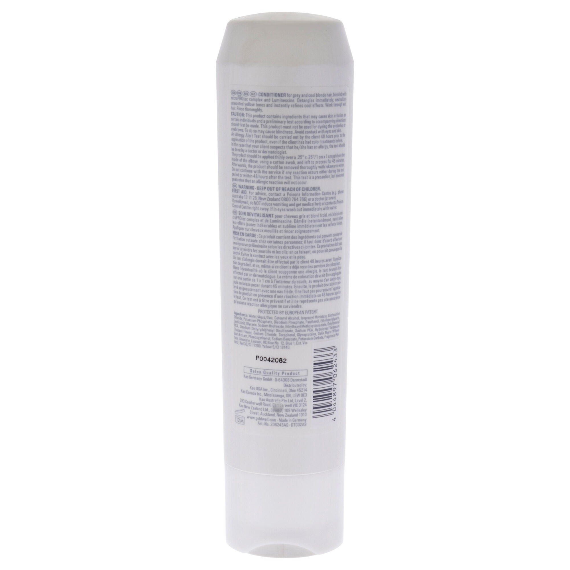 Dualsenses Silver by Goldwell for Unisex - 10.1 oz Conditioner, See Description, alternate image number 1