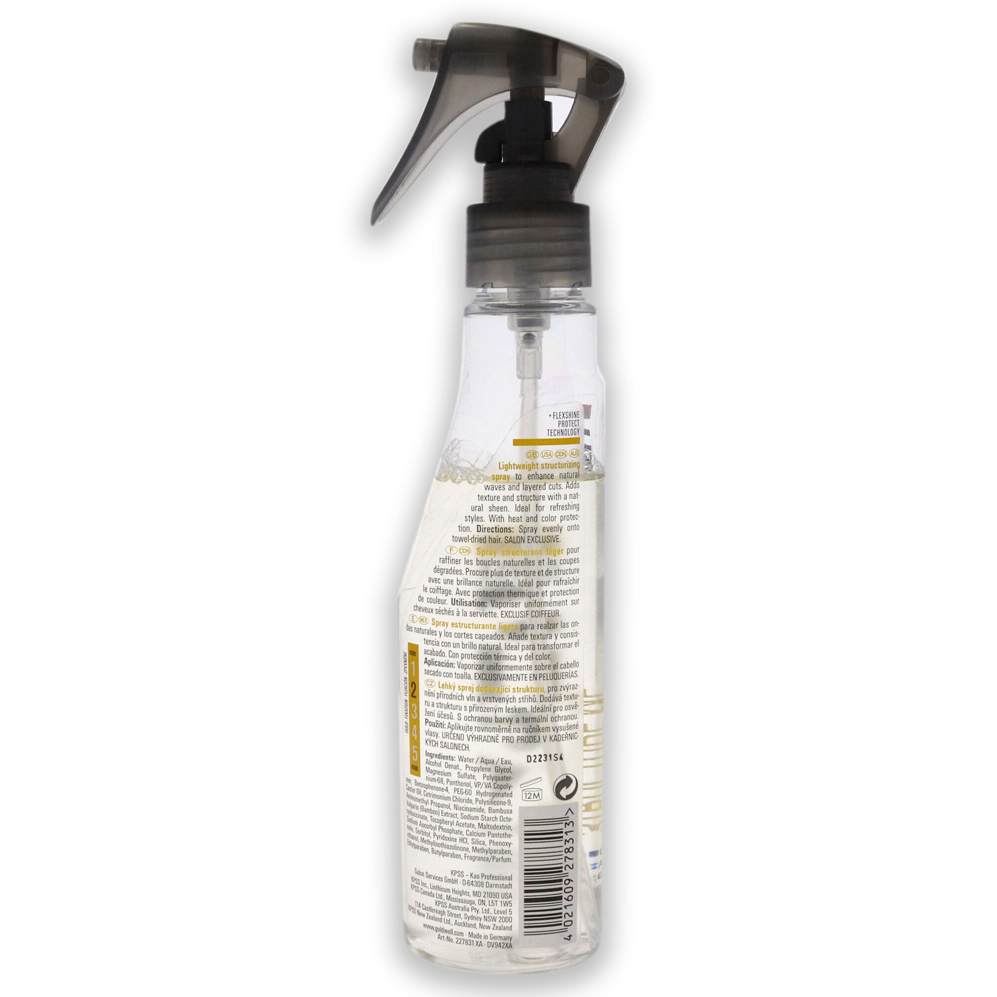 Style Sign 2 Structure Me Natural Spray Natural by Goldwell for Unisex - 5 oz Hair Spray, See Description, alternate image number 2