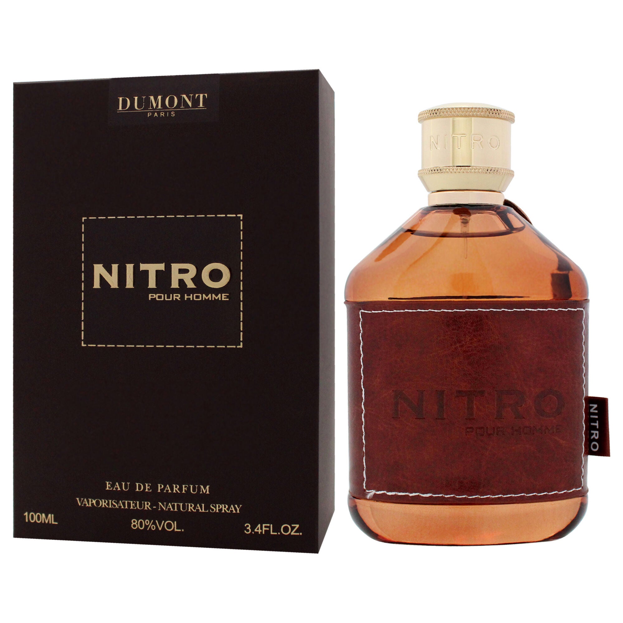 Nitro by Dumont for Men - 3.4 oz EDP Spray, Clear, alternate image number 3