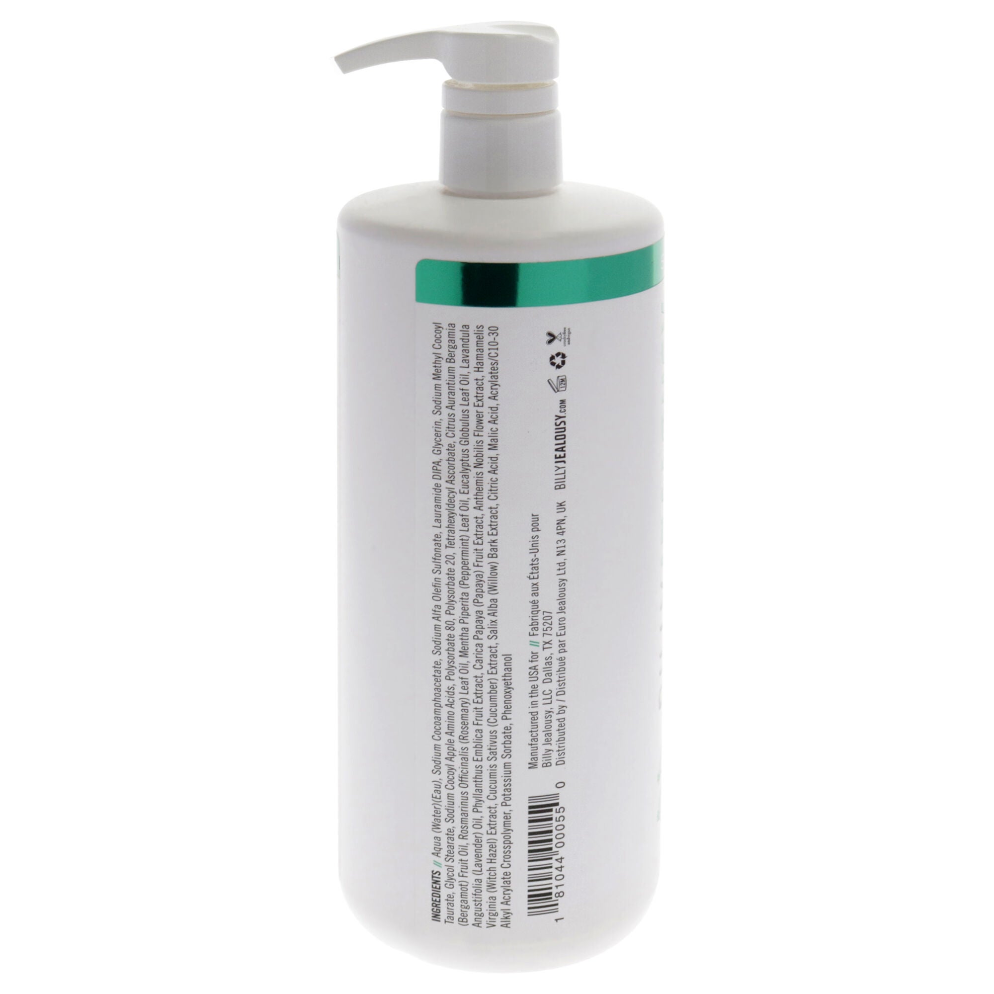 White Knight Gentle Daily Facial Cleanser by Billy Jealousy for Men - 33.8 oz Cleanser, See Description, alternate image number 1