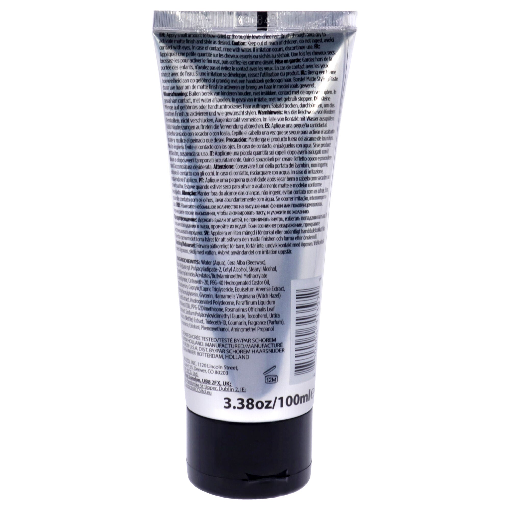 Matte Styling Paste by Reuzel for Men - 3.38 oz Paste, , alternate image number 3