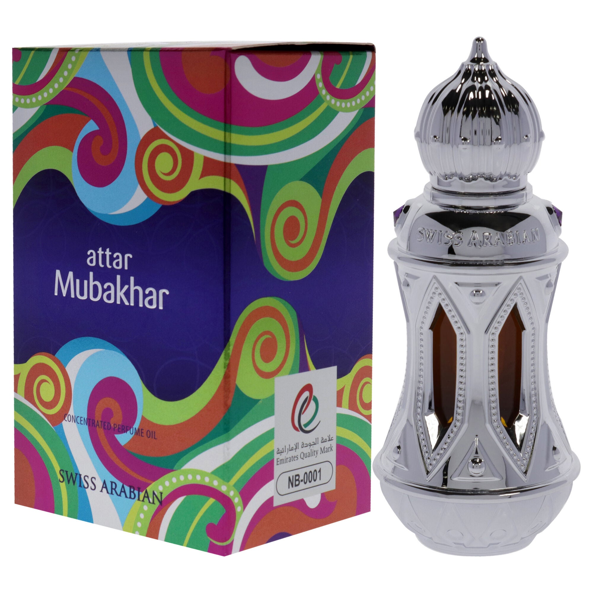 Attar Mubakhar by Swiss Arabian for Unisex - 0.67 oz Parfum Oil, , alternate image number 8