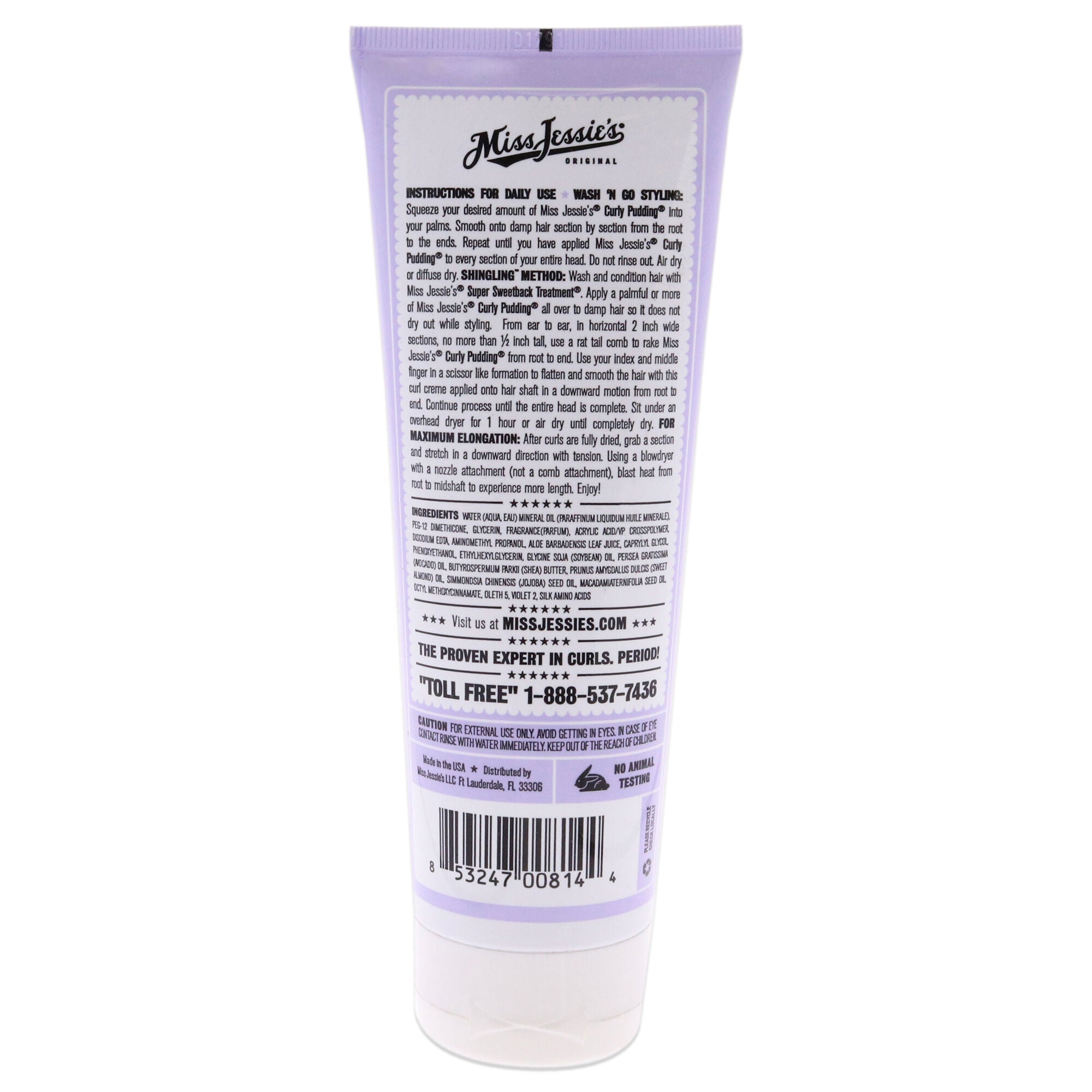Curly Pudding by Miss Jessies for Unisex - 8.5 oz Cream, See Description, alternate image number 1