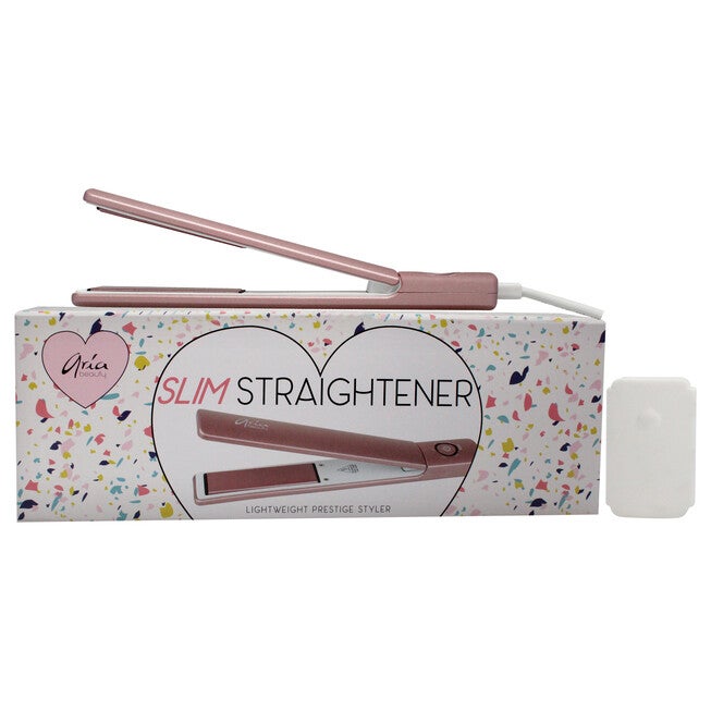 Slim Hair Straightener - Pink by Aria Beauty for Women - 1 Pc Flat Iron, NA, alternate image number null
