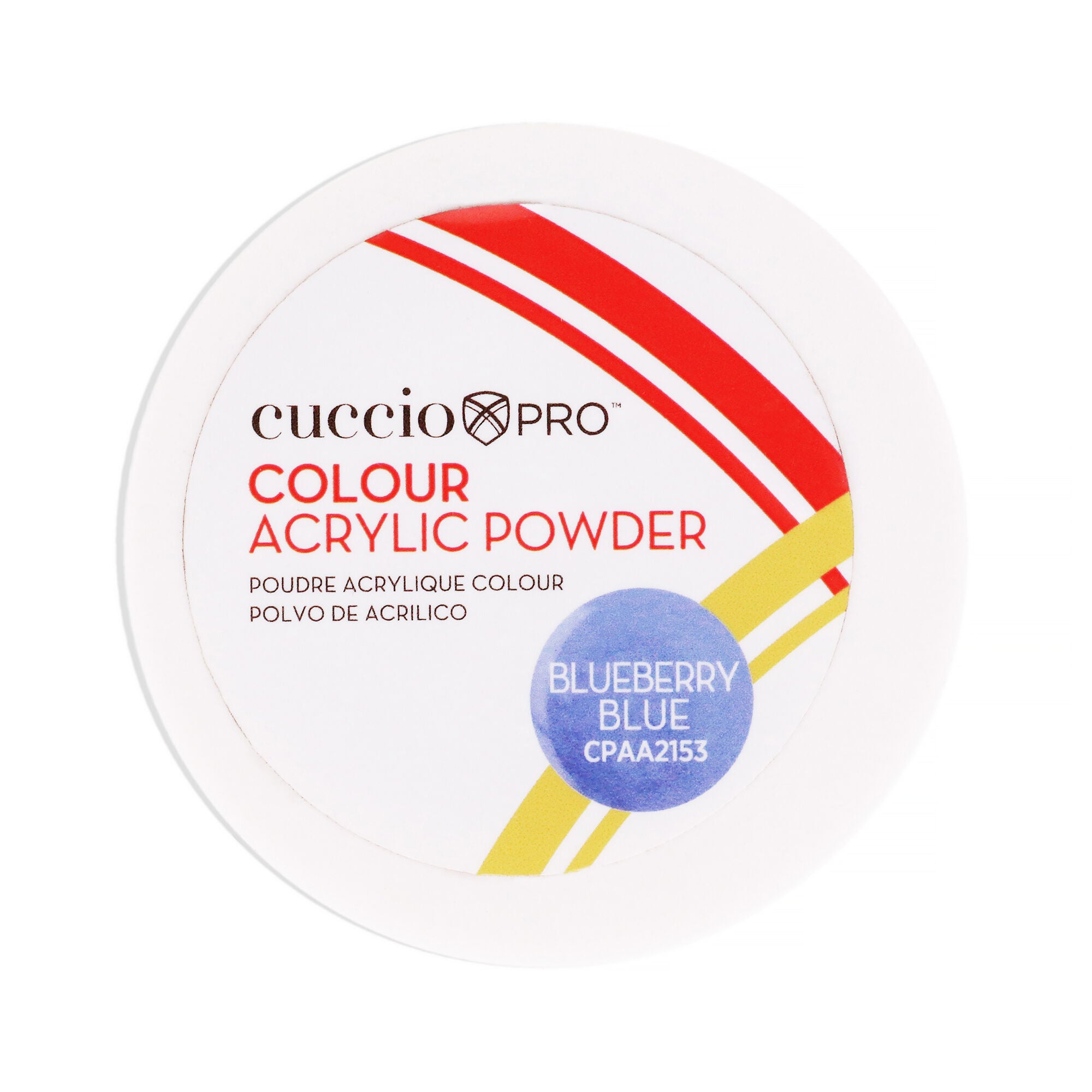 Colour Acrylic Powder - Blueberry Blue by Cuccio PRO for Women - 1.6 oz Acrylic Powder, See Description, hi-res image number 0