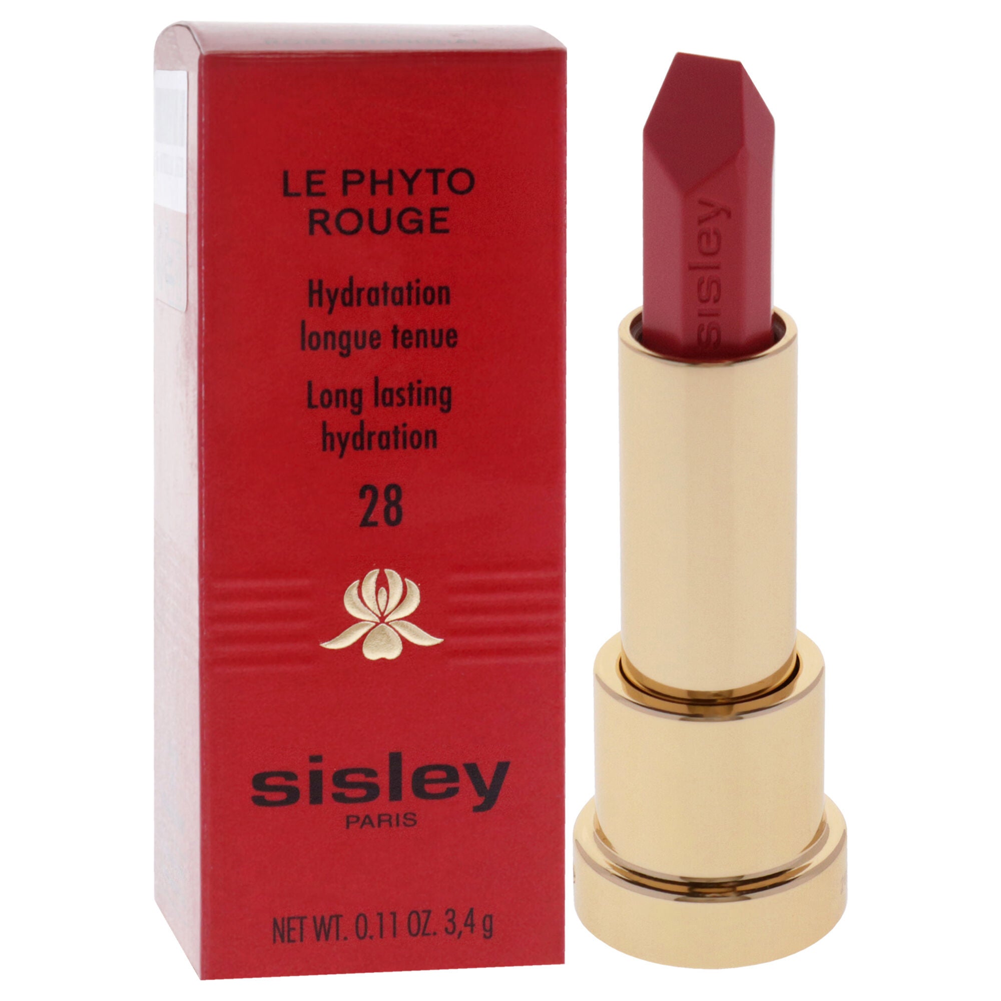 Le Phyto Rouge Lipstick - 28 Rose Shanghai by Sisley for Women - 0.11 oz Lipstick, See Description, alternate image number 2