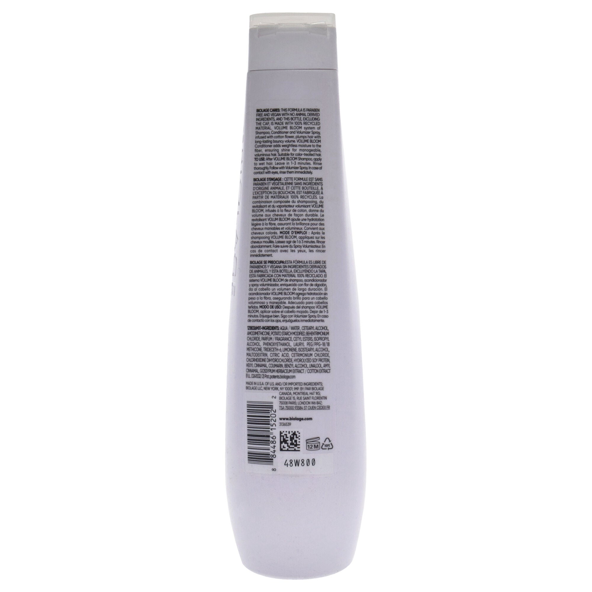 Biolage VolumeBloom Conditioner by Matrix for Unisex - 13.5 oz Conditioner, See Description, alternate image number 1