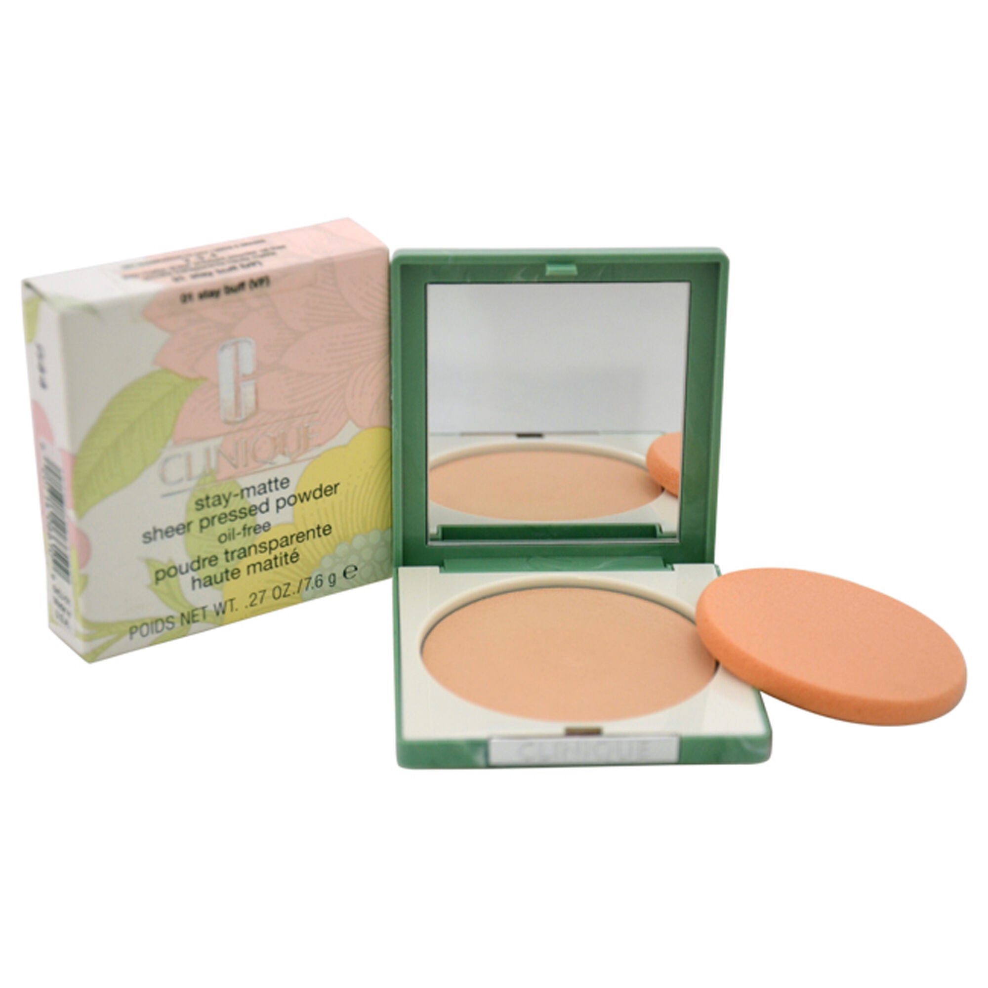 Stay-Matte Sheer Pressed Powder - 01 Stay Buff (VF) - Dry Combination To Oily by Clinique for Women - 0.27 oz Powder, , alternate image number 1