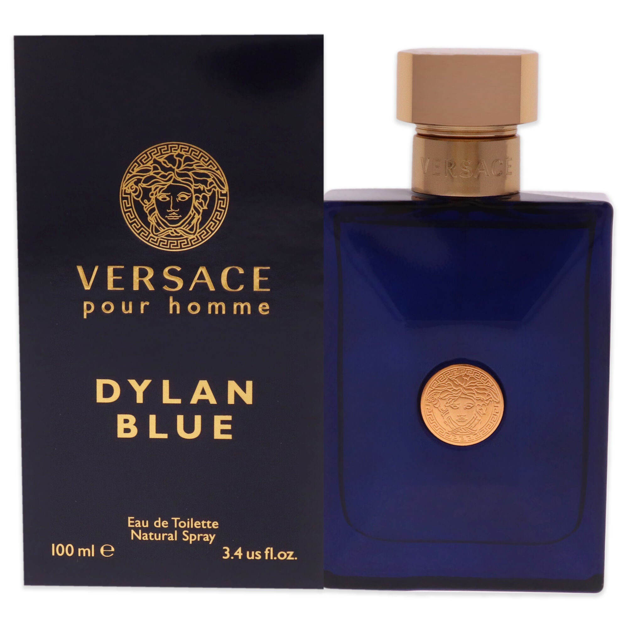 Dylan Blue by Versace for Men - 3.4 oz EDT Spray, See Description, hi-res image number 0