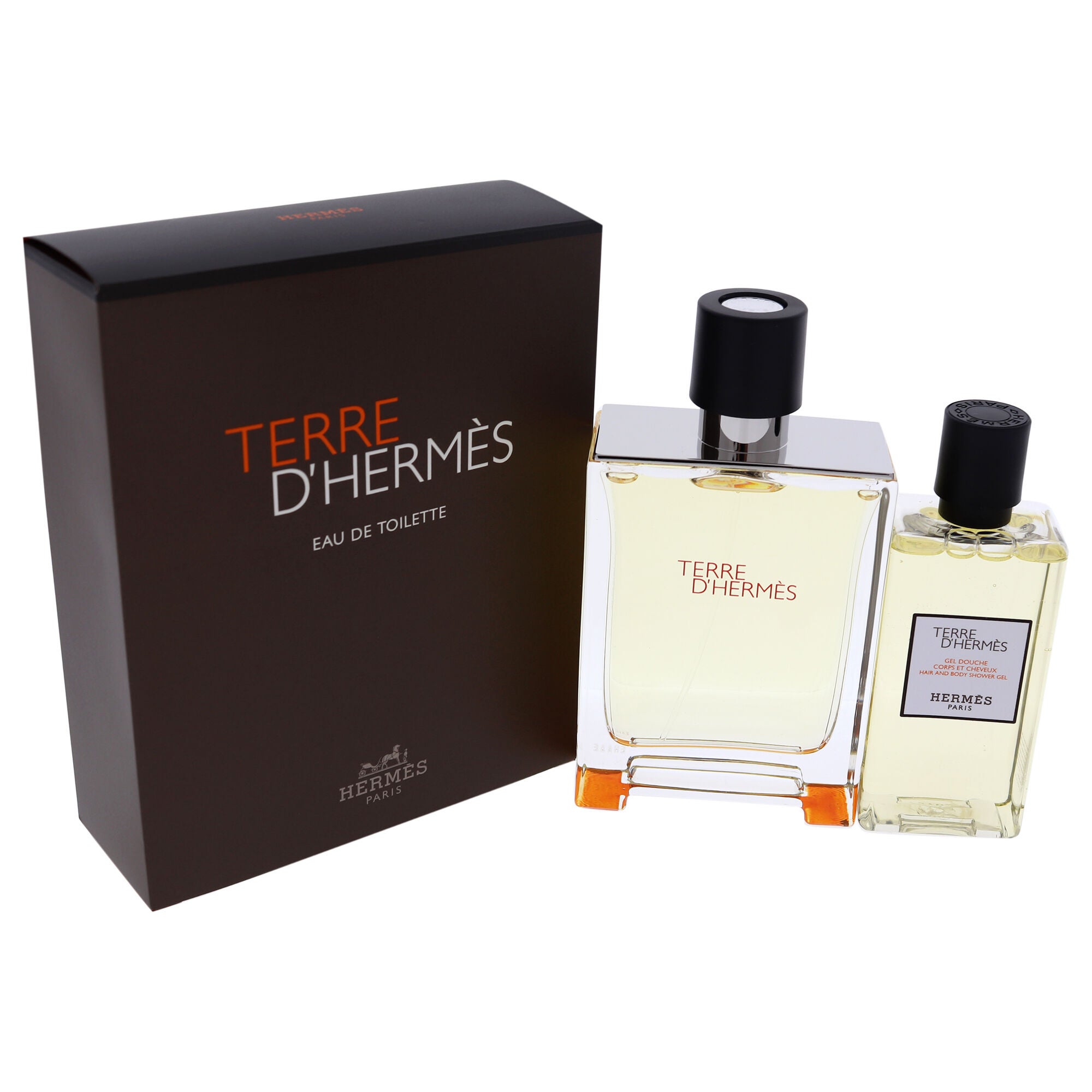 Terre DHermes by Hermes for Men - 2 Pc Gift Set 3.3oz EDT Spray, 2.7oz Hair and Body Shower Gel, See Description, alternate image number 3