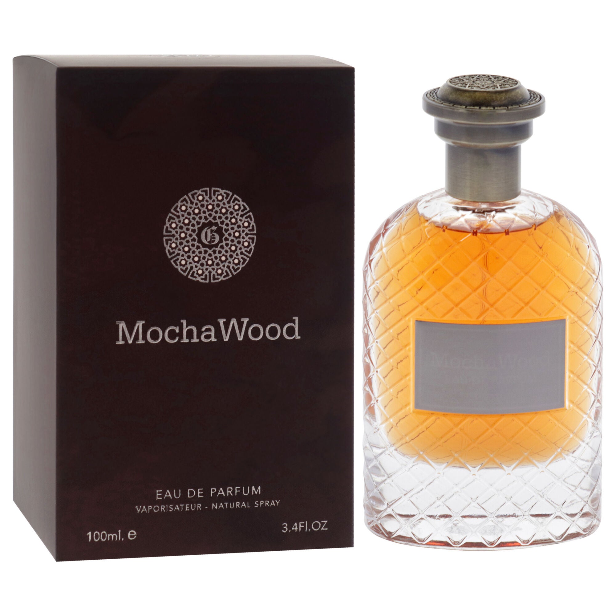 Mocha Wood by Fragrance World for Unisex - 3.4 oz EDP Spray, Clear, alternate image number 2