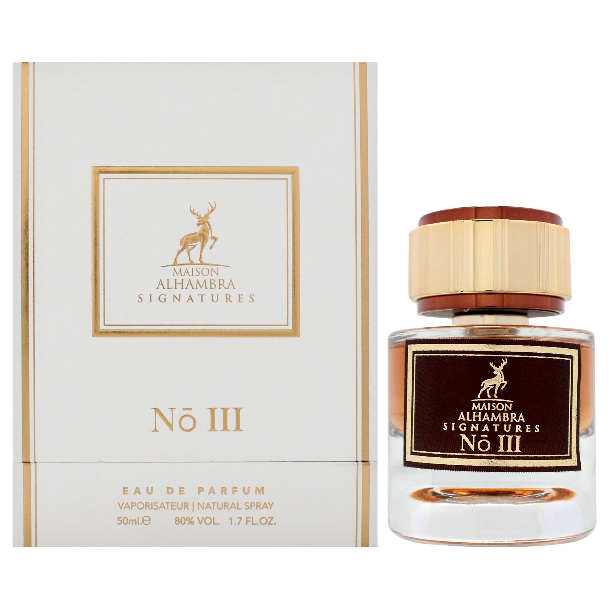 Signatures No III by Maison Alhambra for Men - 1.7 oz EDP Spray, Clear, hi-res image number 0