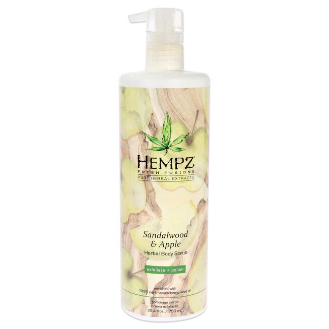 Fresh Fusions Sandalwood and Apple Herbal Body Scrub by Hempz for Unisex - 25.4 oz Scrub, NA, hi-res image number null