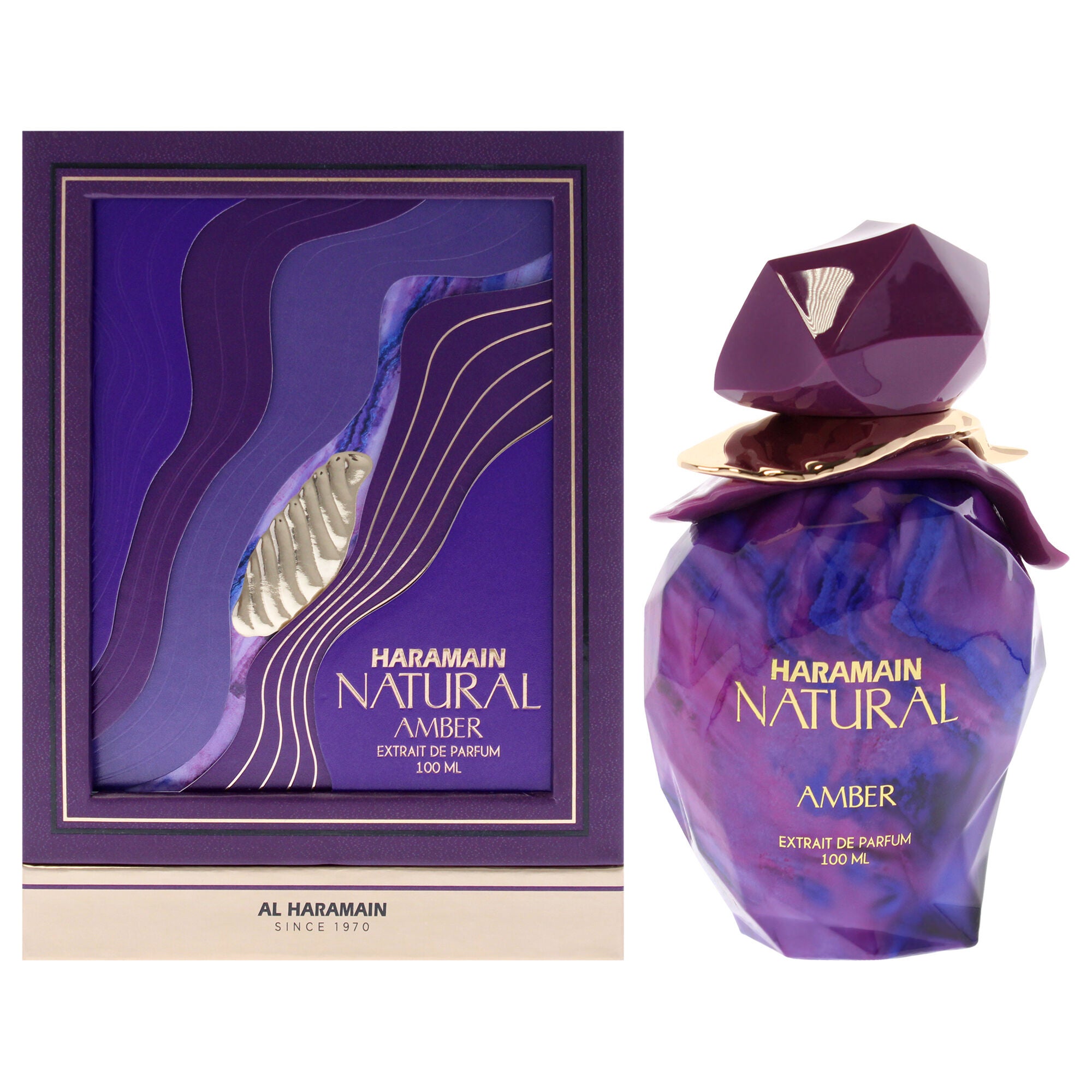 Natural Amber by Al Haramain for Unisex - 3.4 oz Extrait De Parfum Spray, See Description, hi-res image number 0