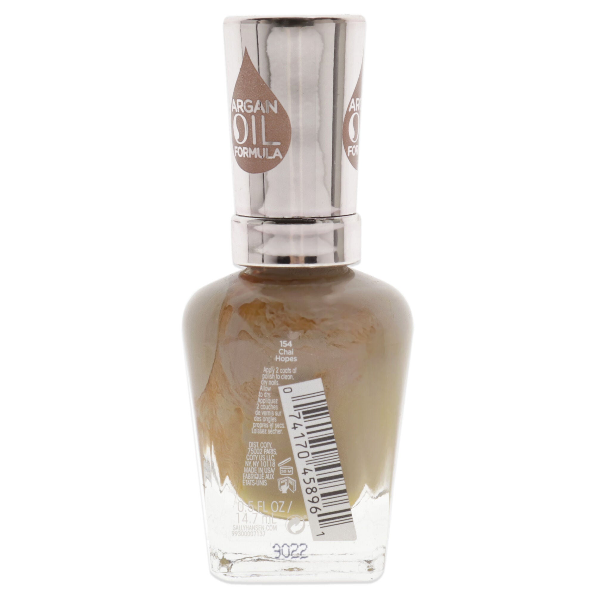 Color Therapy Nail Polish - 154 Chai Hopes by Sally Hansen for Women - 0.5 oz Nail Polish, See Description, alternate image number 2