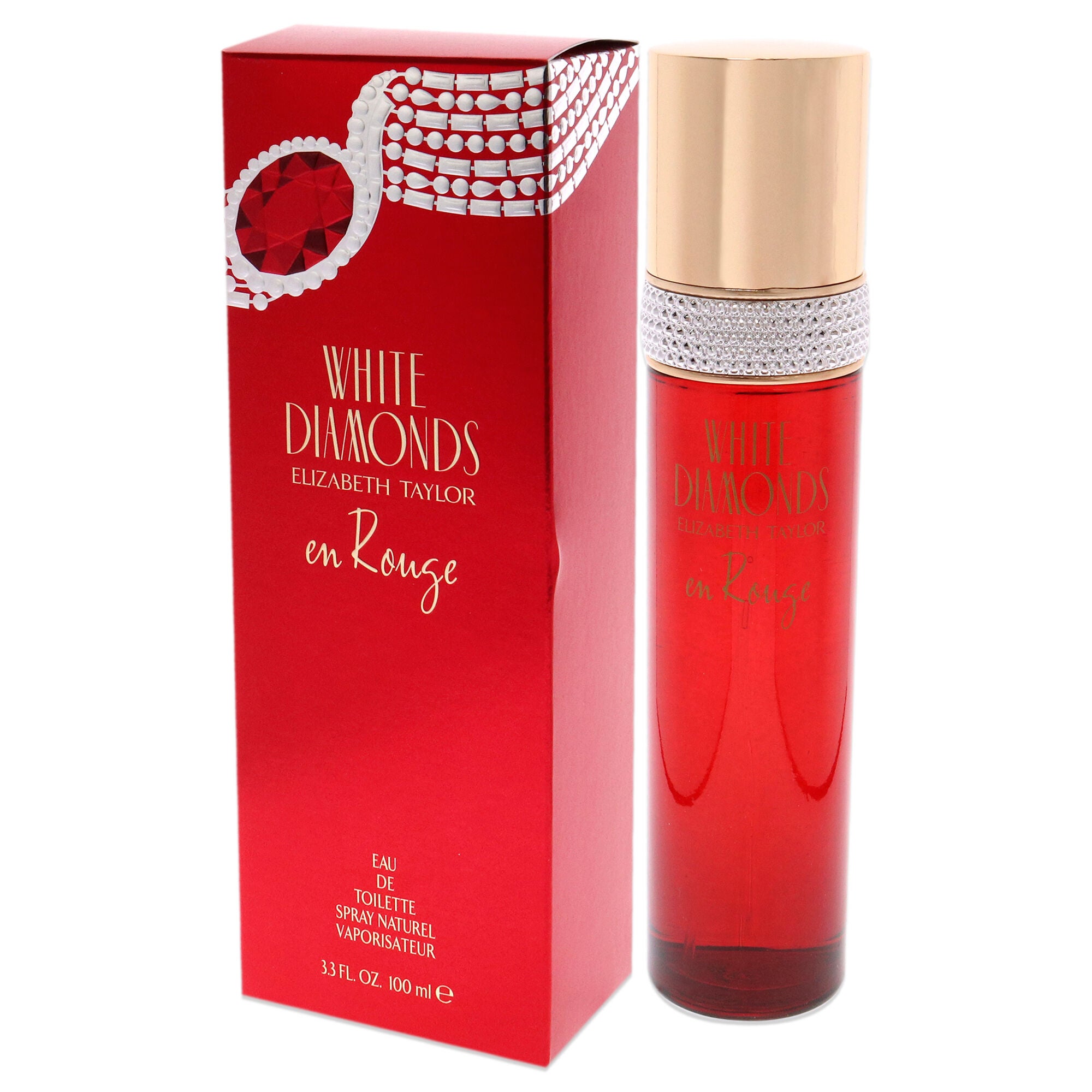 White Diamonds En Rouge by Elizabeth Taylor for Women - 3.3 oz EDT Spray, See Description, alternate image number 3