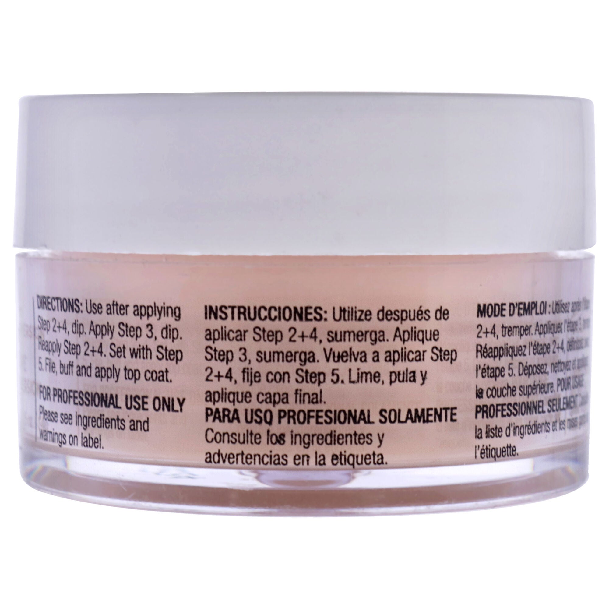 Pro Powder Polish Nail Colour Dip System - Flattering Peach by Cuccio Pro for Women - 0.5 oz Nail Powder, See Description, alternate image number 2