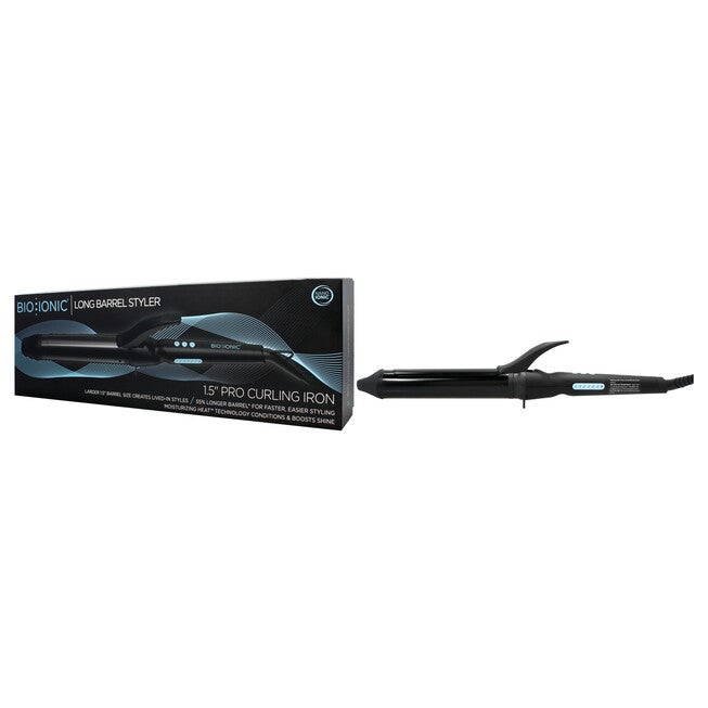 Long Barrel Styler - Black by Bio Ionic for Women - 1.5 Inch Curling Iron, NA, alternate image number null