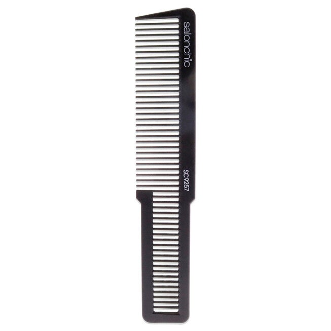 Flat Top Clipper Carbon Comb High Heat Resistant 8 by SalonChic for Unisex - 1 Pc Comb, See Description, alternate image number 1