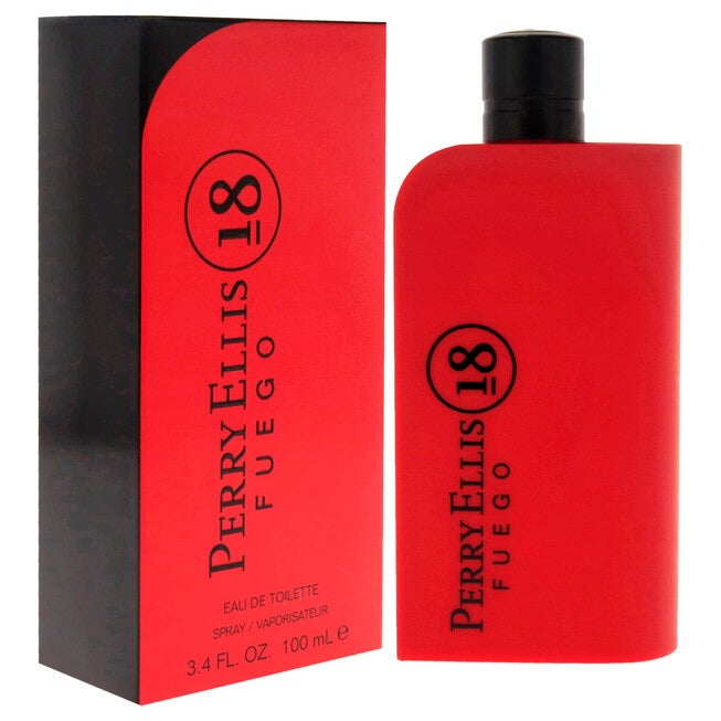 Perry Ellis 18 Fuego by Perry Ellis for Men - 3.4 oz EDT Spray, , alternate image number null