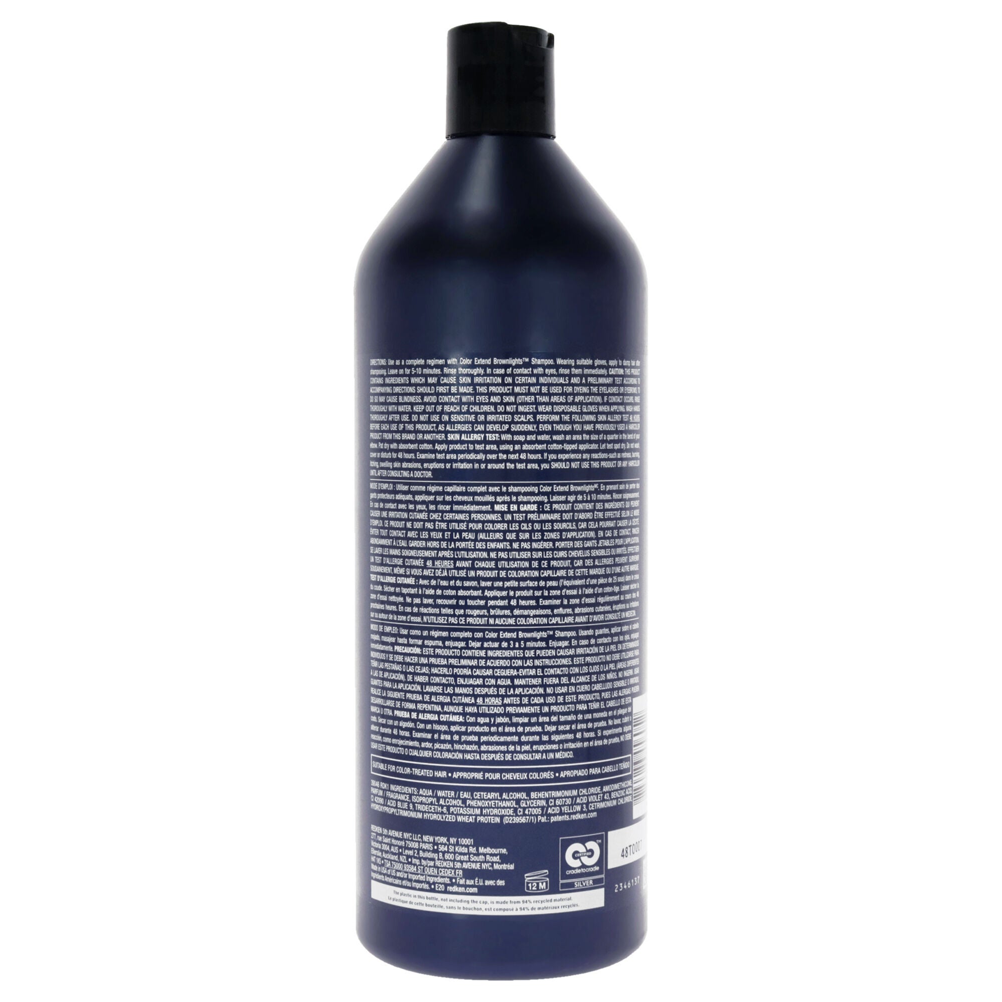 Color Extend Brownlights Blue Toning Conditioner-NP by Redken for Unisex - 33.8 oz Conditioner, See Description, alternate image number 2