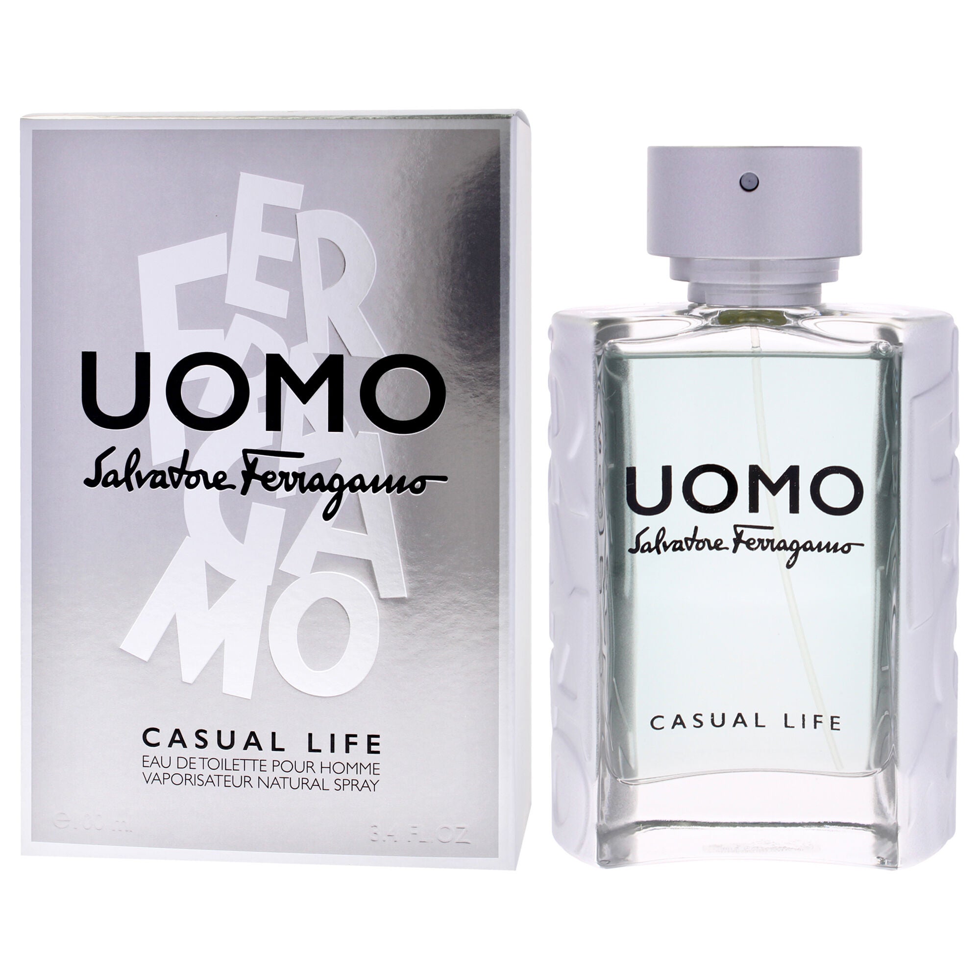 Uomo Casual Life by Salvatore Ferragamo for Men - 3.4 oz EDT Spray, See Description, alternate image number 2