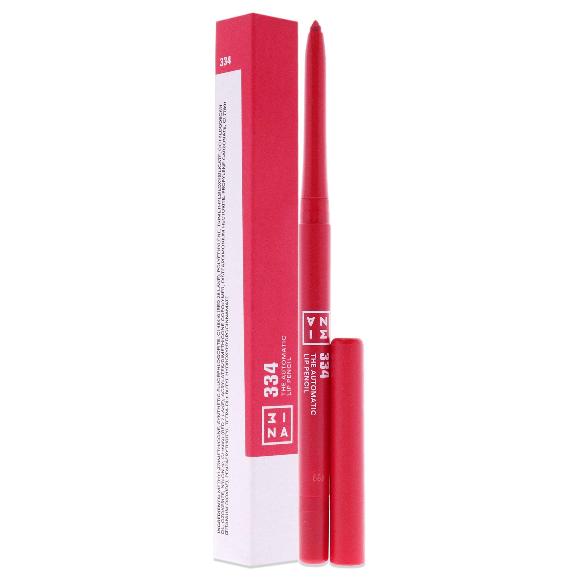 The Automatic Lip Pencil - 334 by 3INA for Women - 0.01 oz Lip Pencil, See Description, alternate image number 2