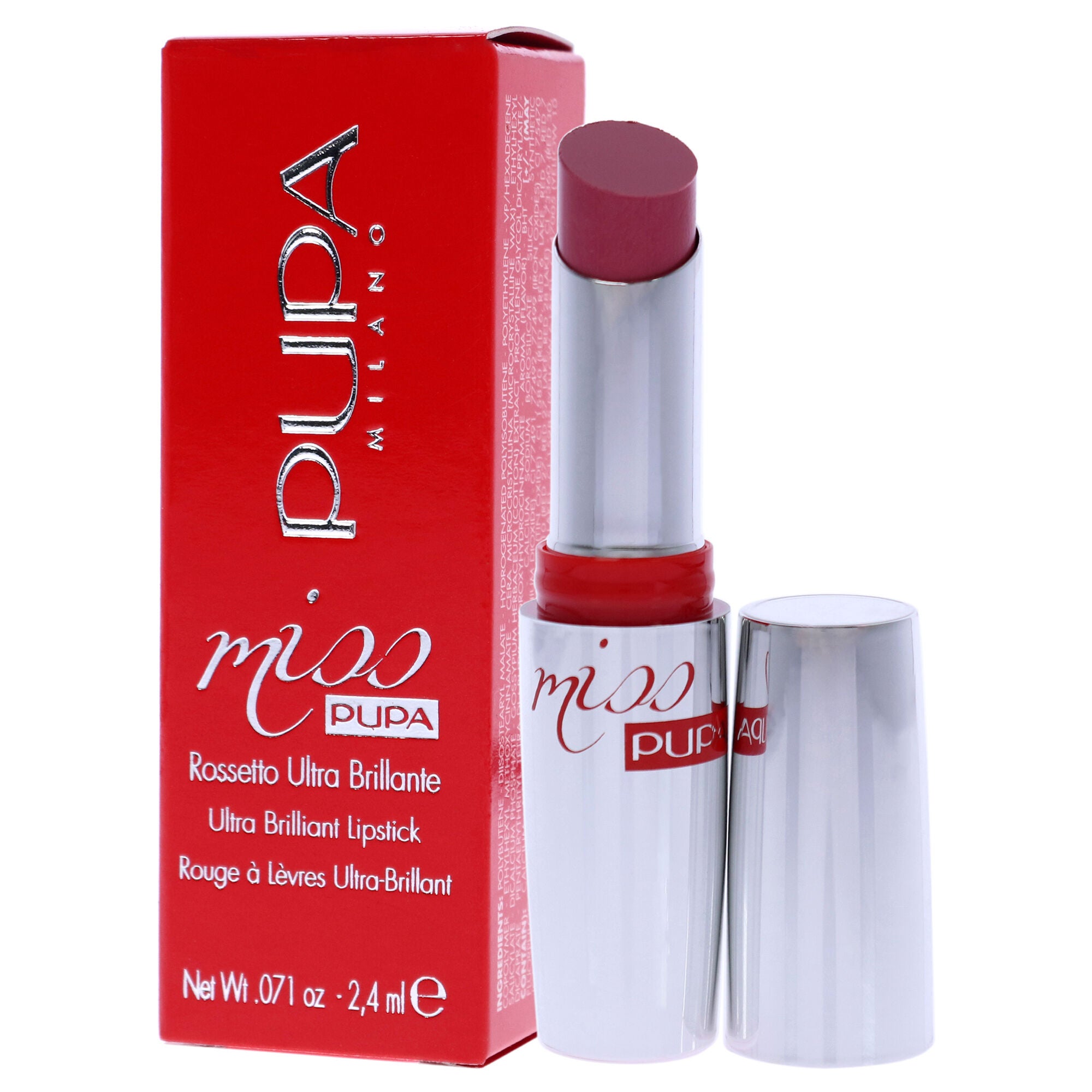 Miss Pupa Ultra Brilliant Lipstick - 102 Candy Nude by Pupa Milano for Women - 0.071 oz Lipstick, See Description, alternate image number 3
