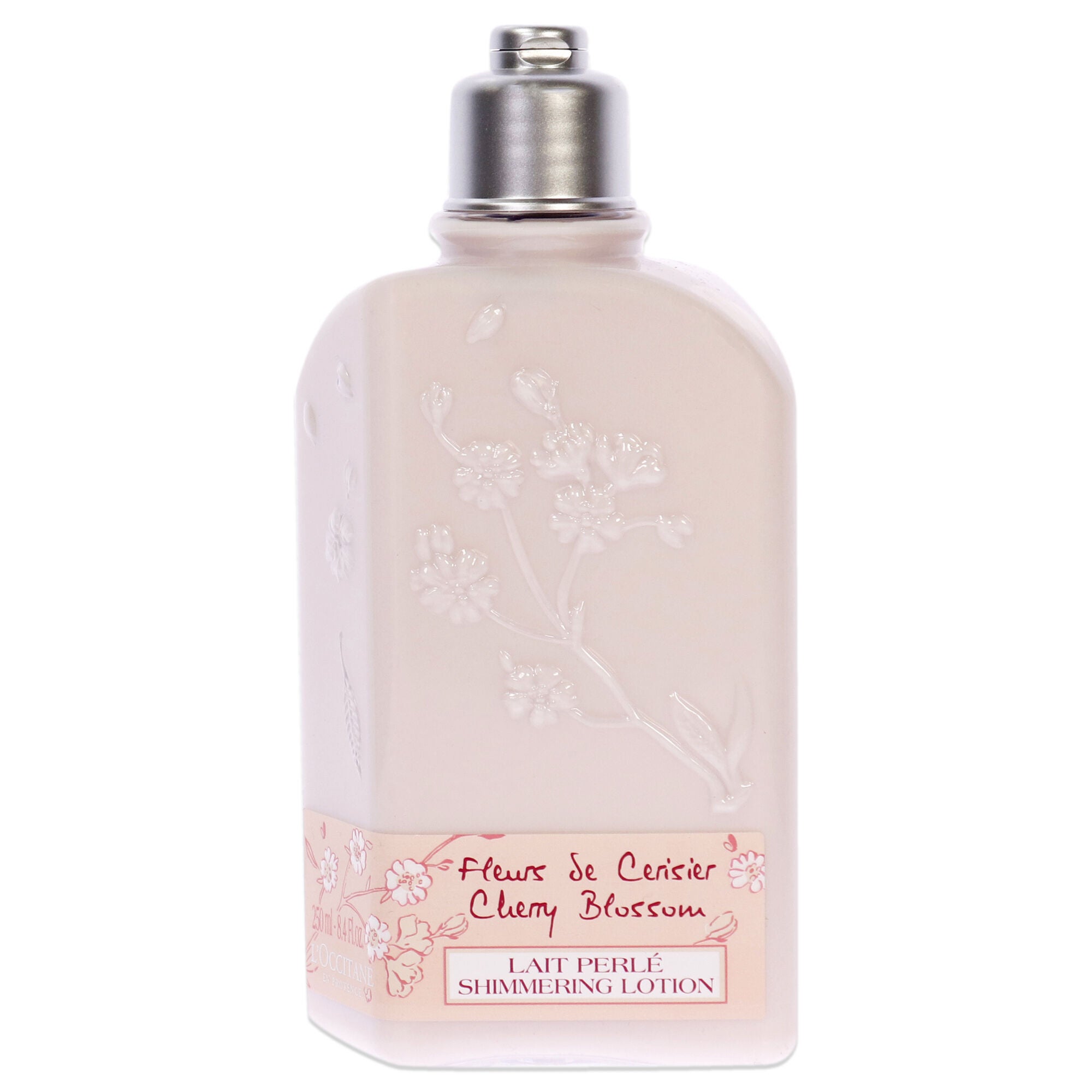 Cherry Blossom Shimmering Lotion by LOccitane for Women - 8.4 oz Body Lotion, See Description, hi-res image number 0