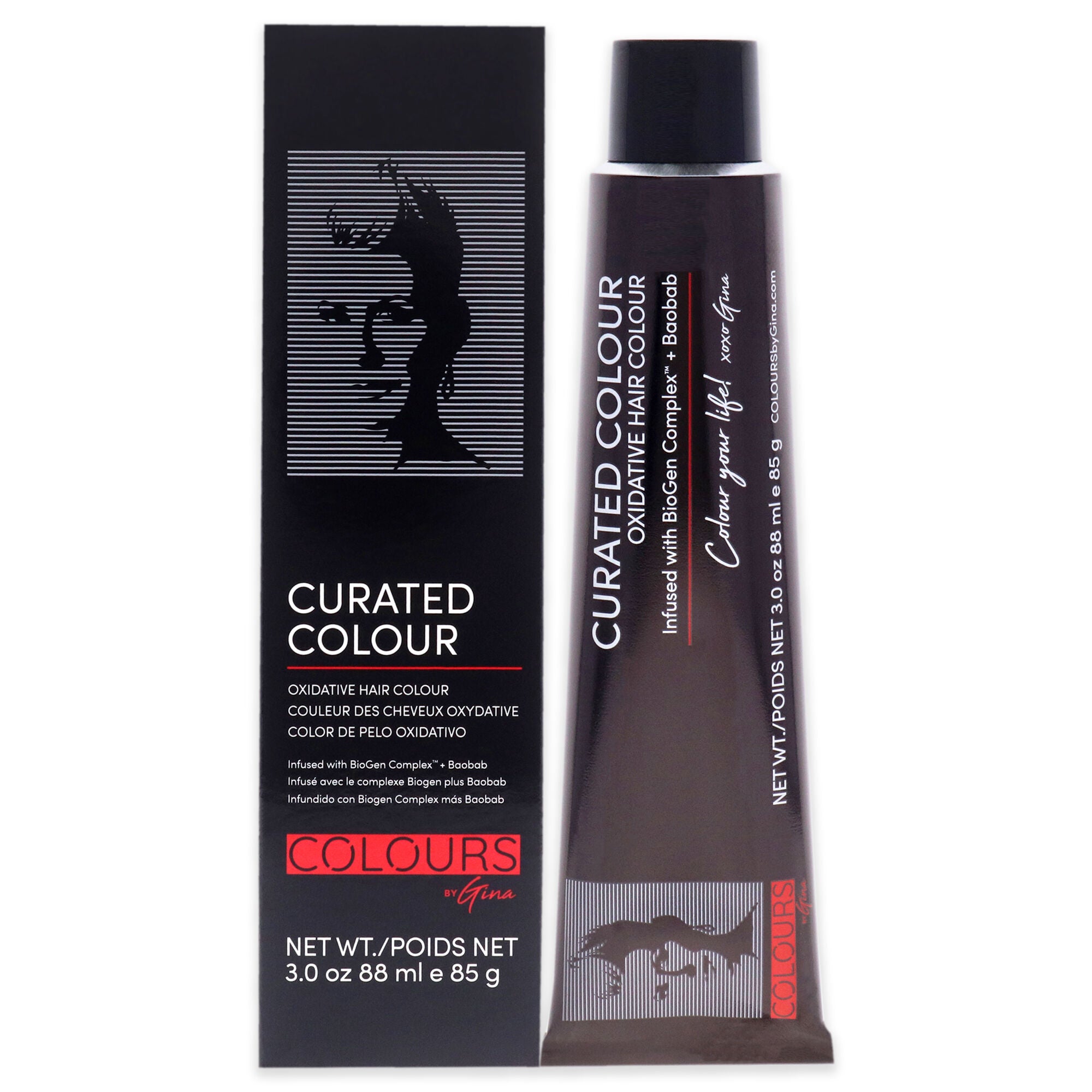 Curated Colour - 5.32-5GV Light Beige Brown by Colours By Gina for Unisex - 3 oz Hair Color, See Description, hi-res image number 0