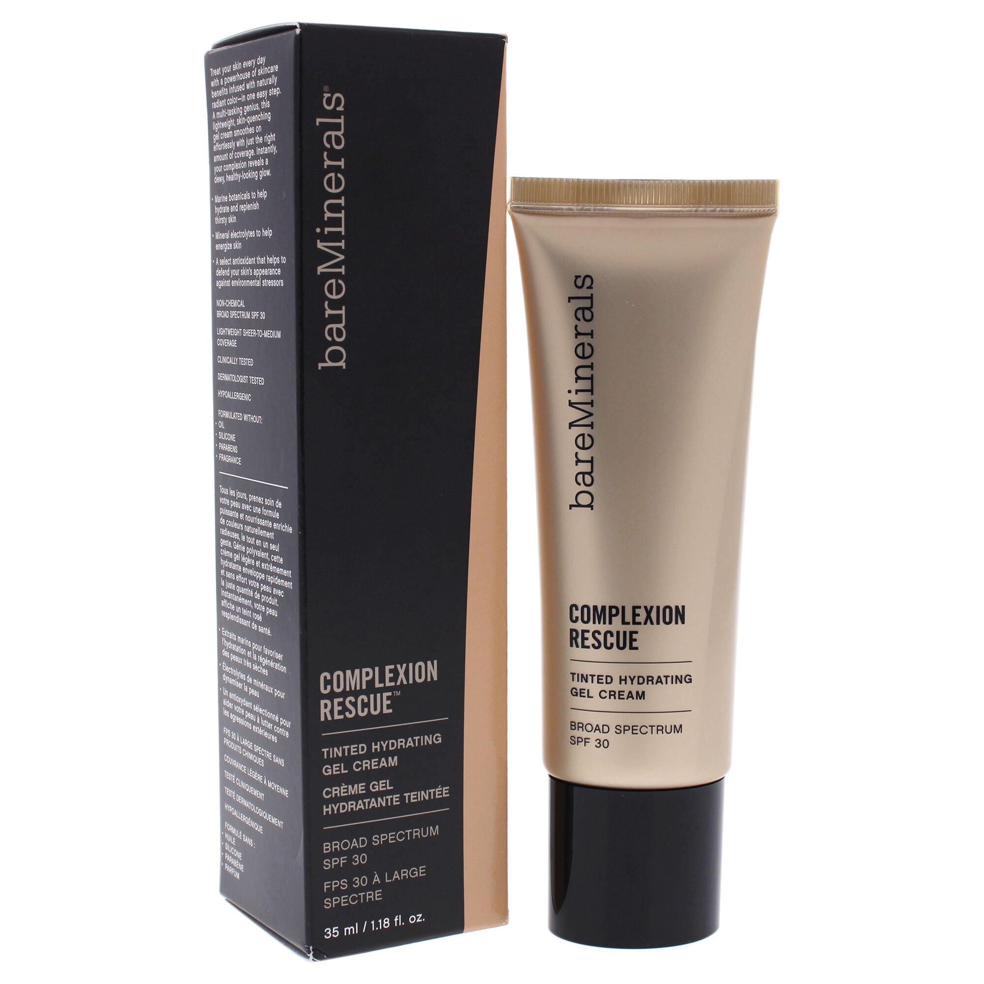 Complexion Rescue Tinted Hydrating Gel Cream SPF 30 - 04 Suede by bareMinerals for Women - 1.18 oz Foundation, , alternate image number 3