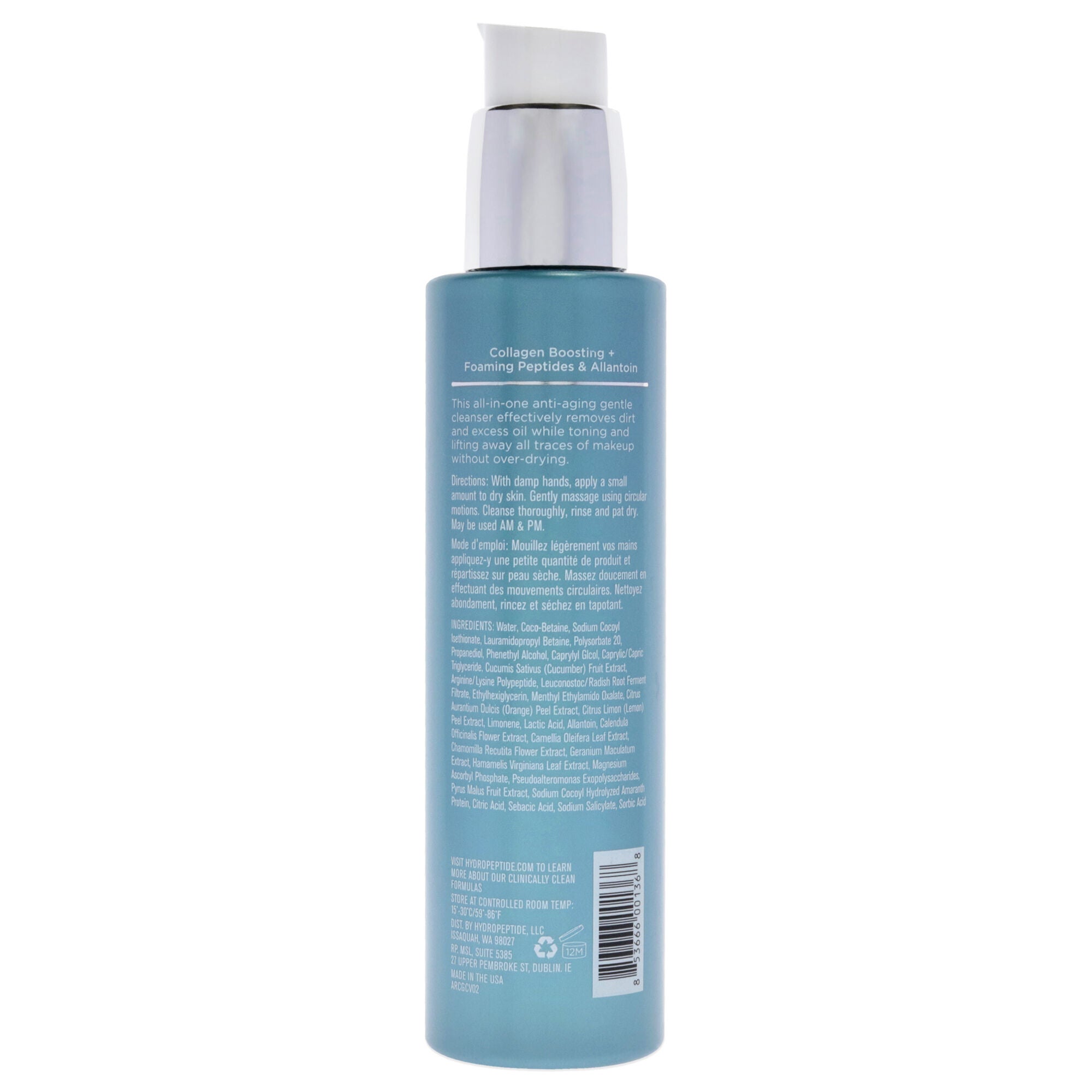 Cleansing Gel Face Wash by Hydropeptide for Unisex - 6.76 oz Face Wash, , alternate image number 4