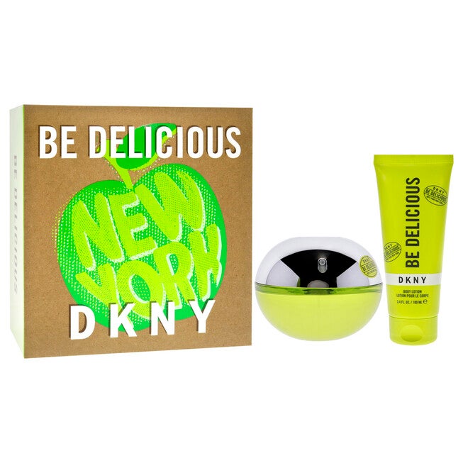 DKNY Be Delicious by Donna Karan for Women - 2 Pc Gift Set 3.4oz EDP Spray, 3.4oz Body Lotion, NA, alternate image number null