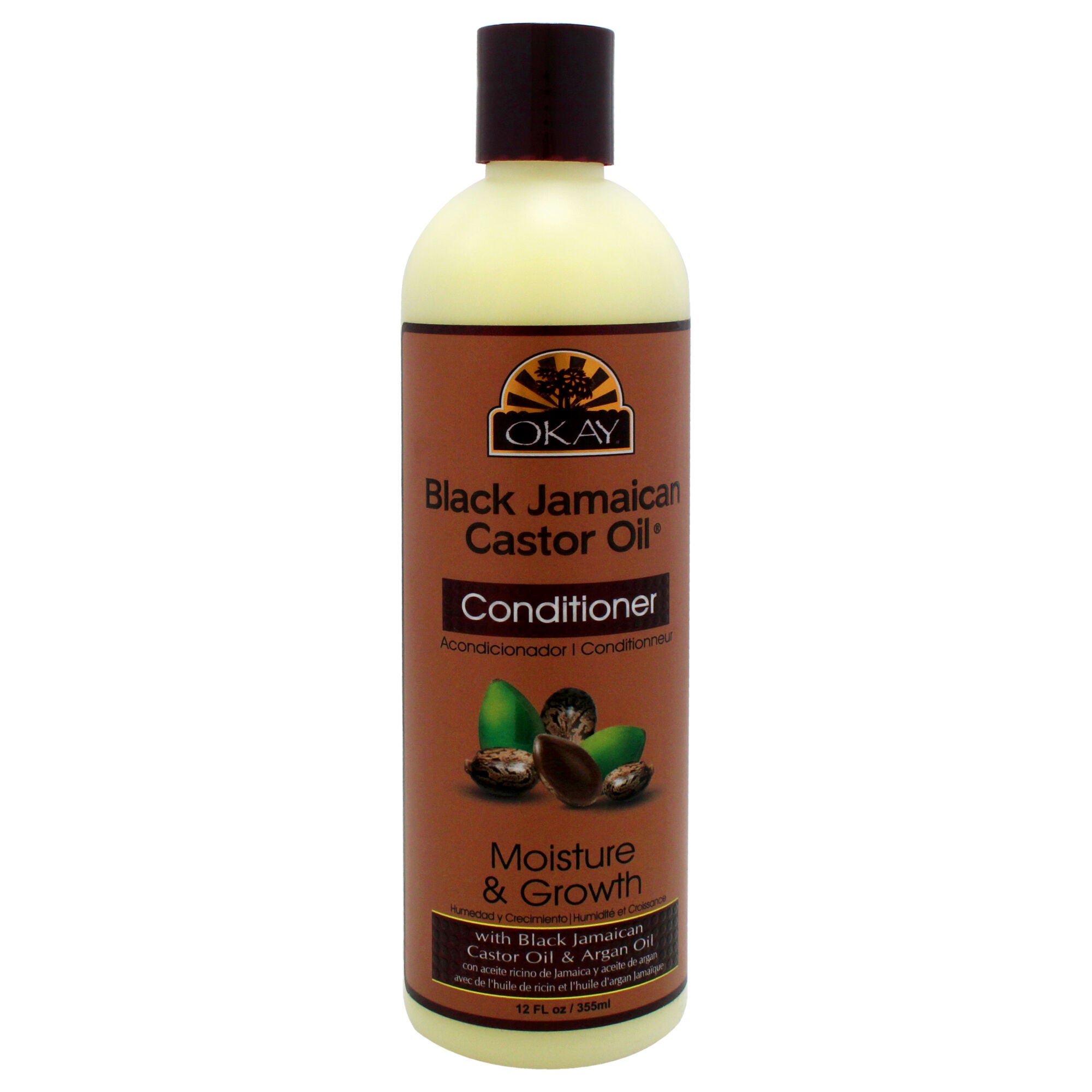 Black Jamaican Castor Oil Conditioner by Okay for Unisex - 12 oz Conditioner, See Description, hi-res image number 0