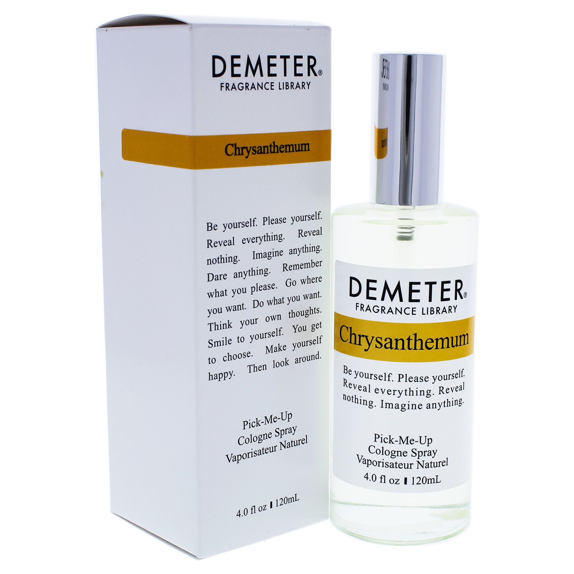 Chrysanthemum by Demeter for Unisex - 4 oz Cologne Spray, See Description, hi-res image number 0