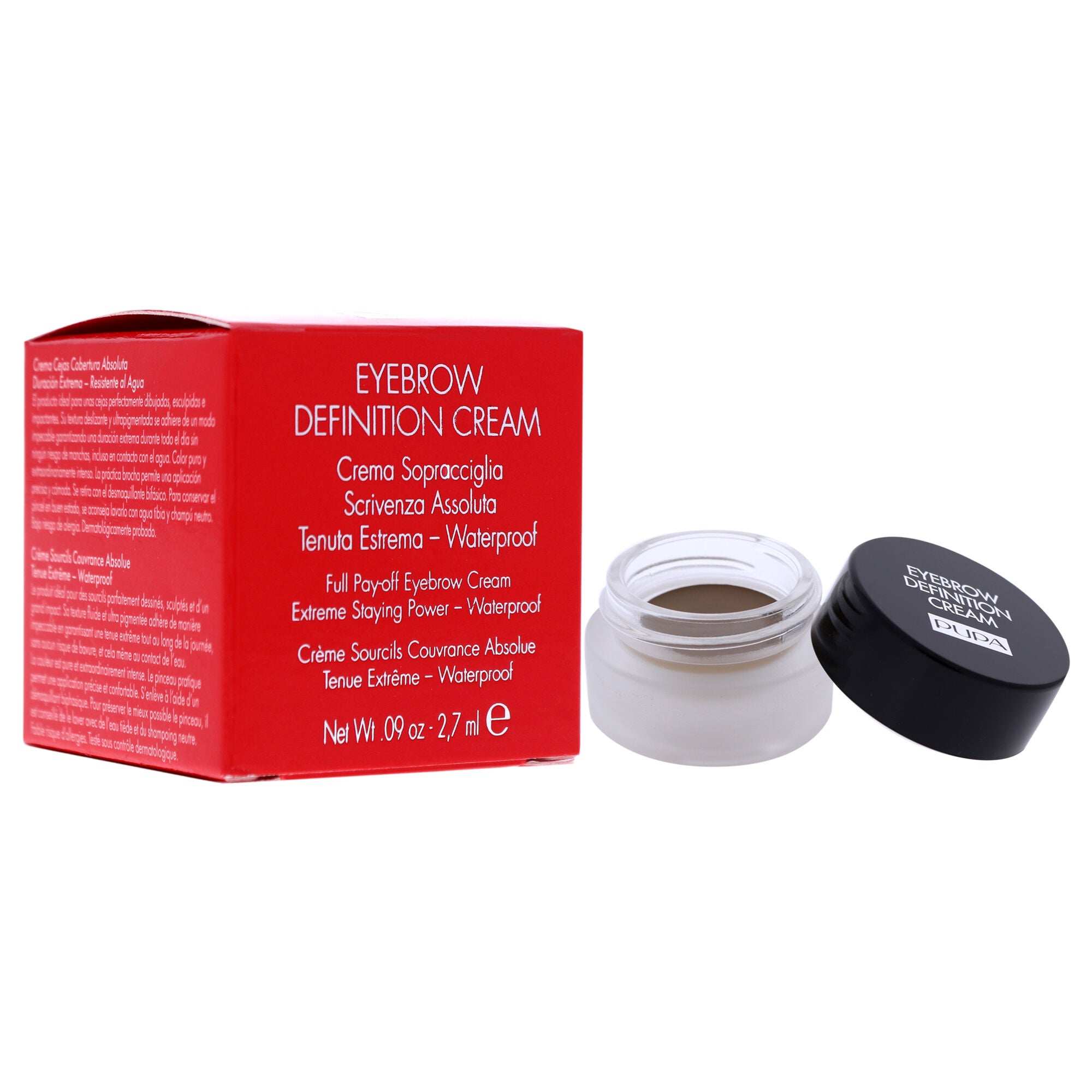 Eyebrow Definition Cream - 001 Ash by Pupa Milano for Women - 0.09 oz Eyebrow Cream, , alternate image number 6