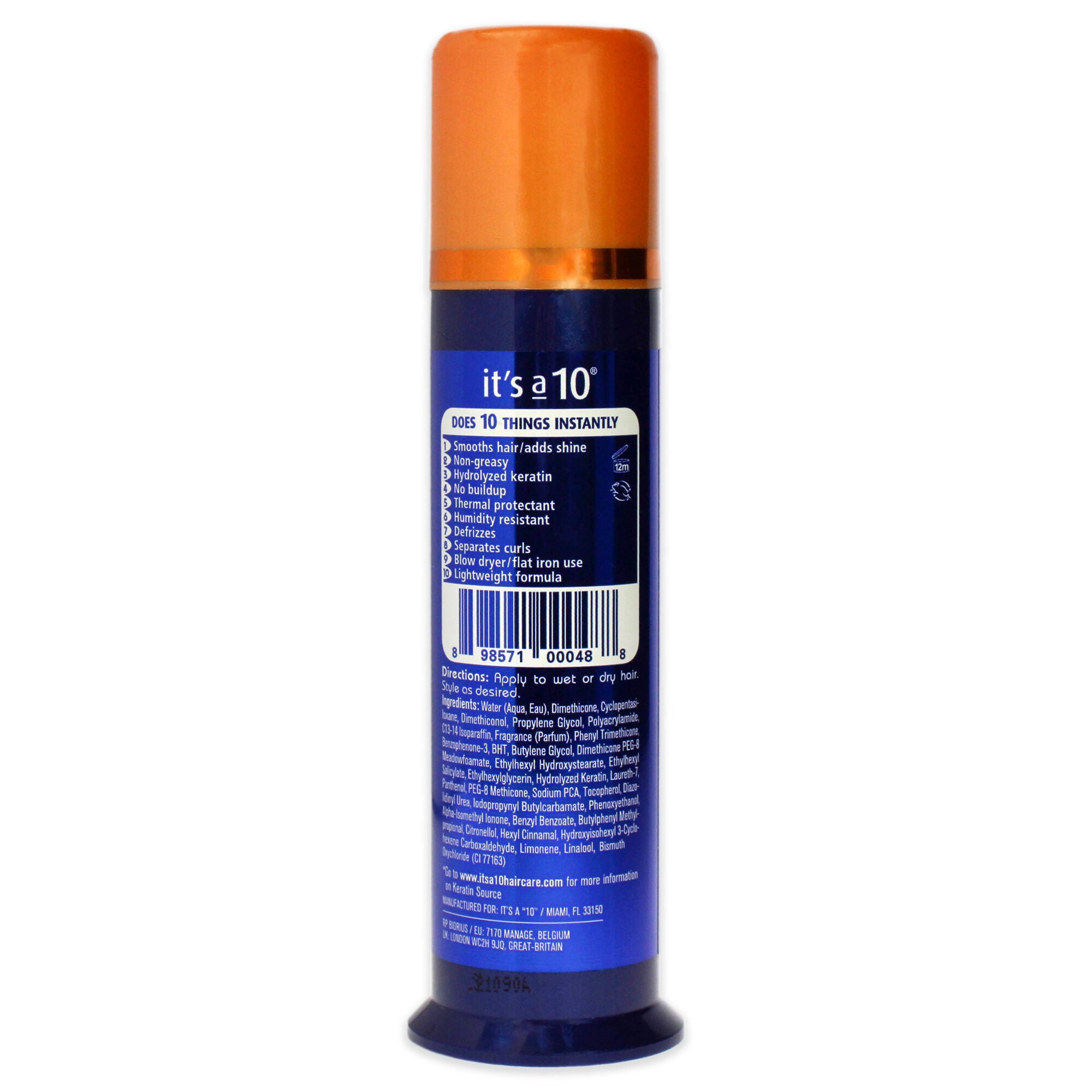 Miracle Leave-In Potion Plus Keratin by Its A 10 for Unisex - 3 oz Cream, See Description, alternate image number 2