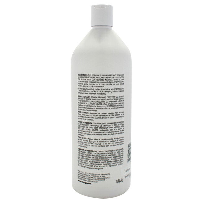 Biolage HydraSource Shampoo by Matrix for Unisex - 33.8 oz Shampoo, NA, alternate image number null