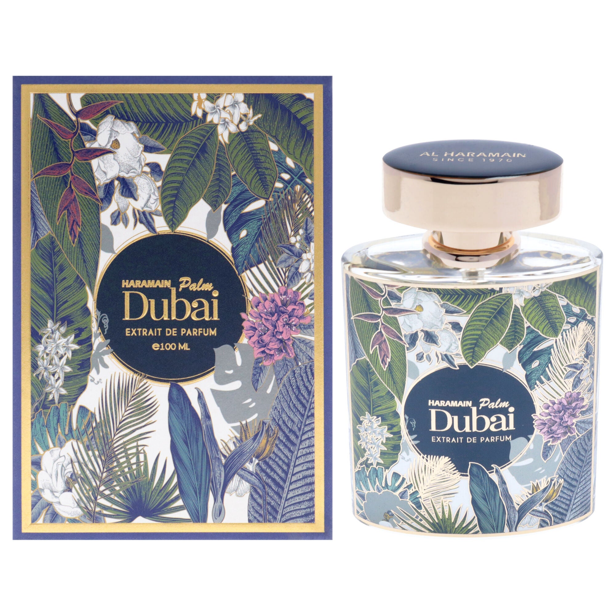 Amber Oud - Palm Dubai by Al Haramain for Unisex - 3.33 oz Extrait De Parfum Spray, See Description, hi-res image number 0