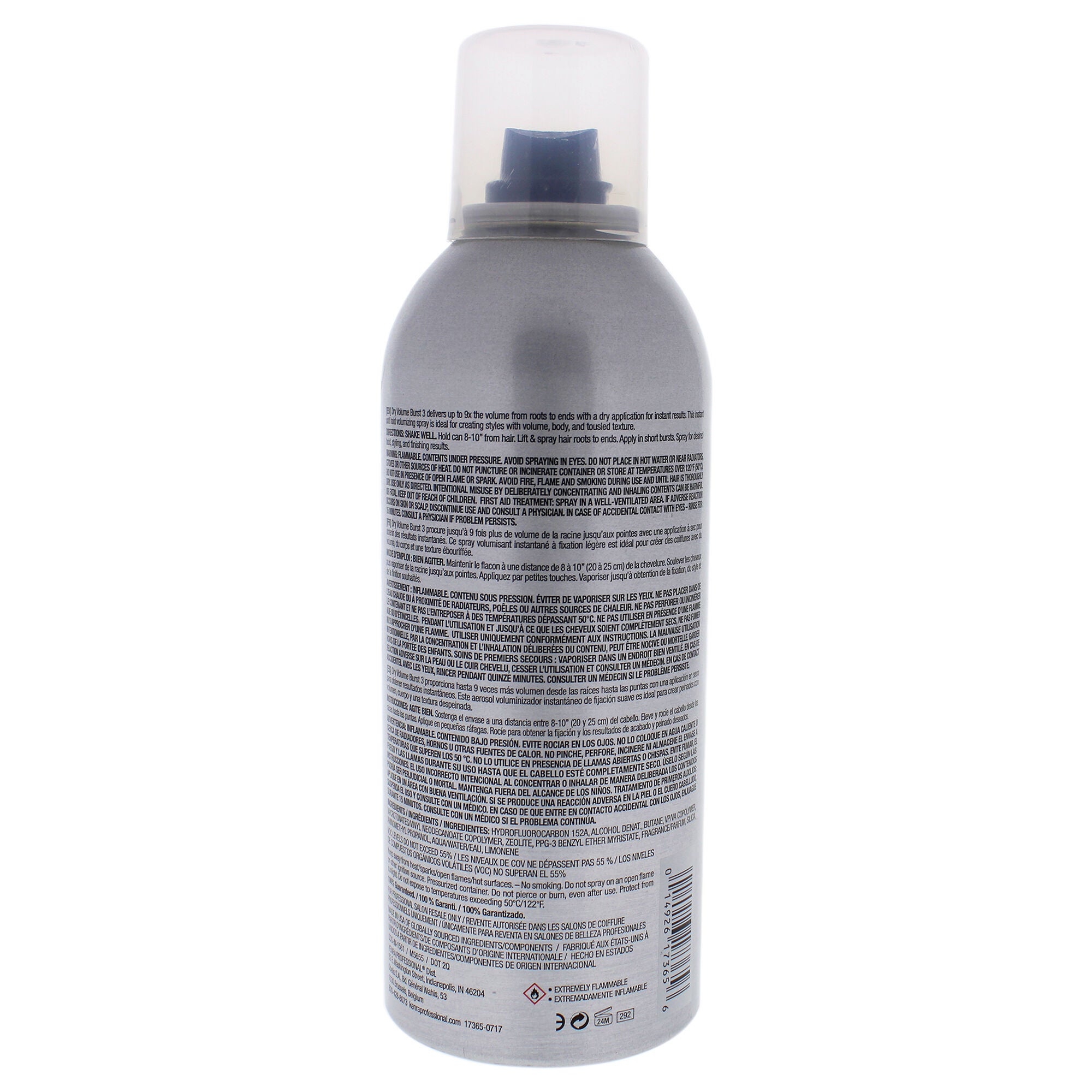 Dry Volume Burst - 3 by Kenra for Unisex - 7.5 oz Hairspray, See Description, alternate image number 2