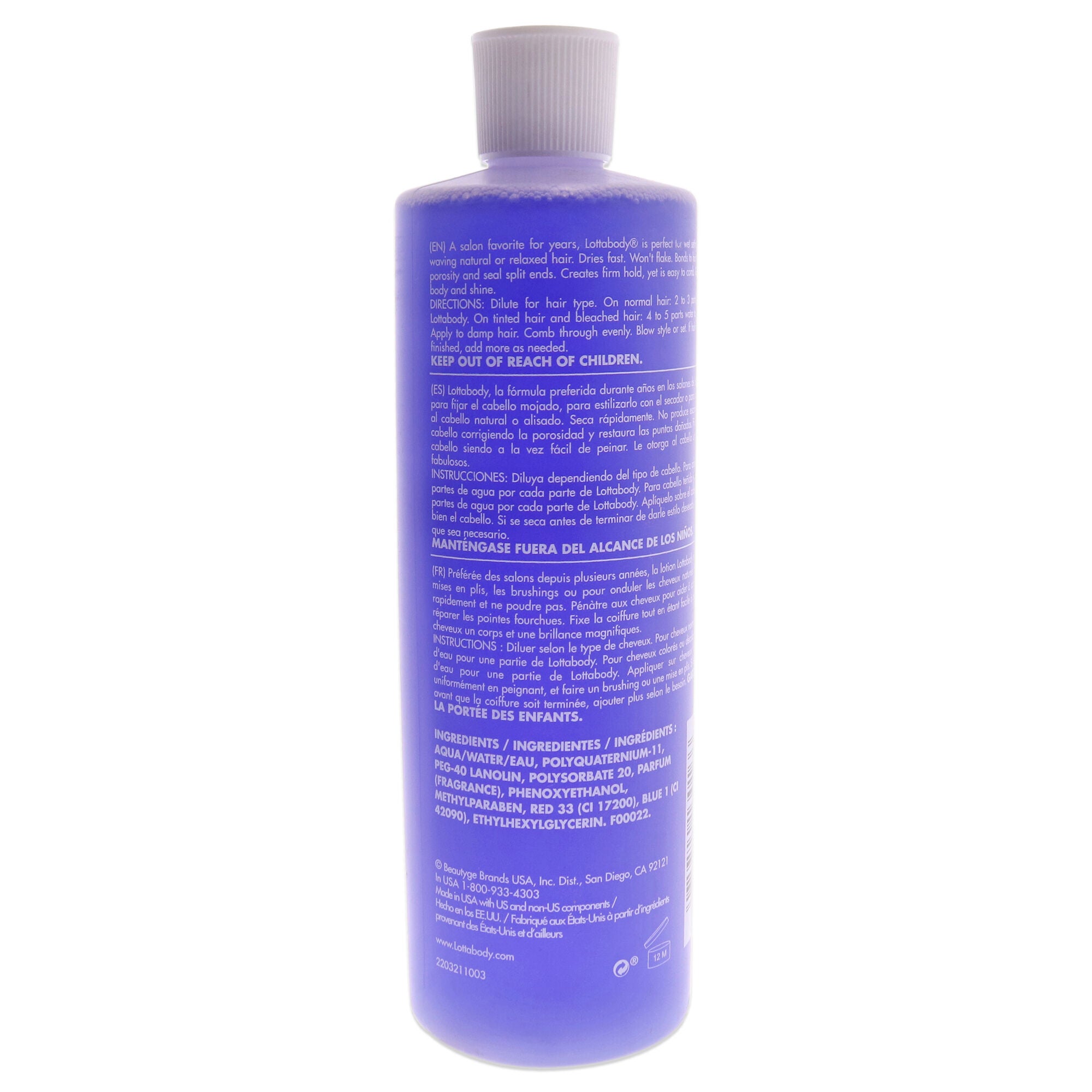 Professional Concentrated Setting Lotion by Lottabody for Unisex - 15.2 oz Lotion, See Description, alternate image number 1