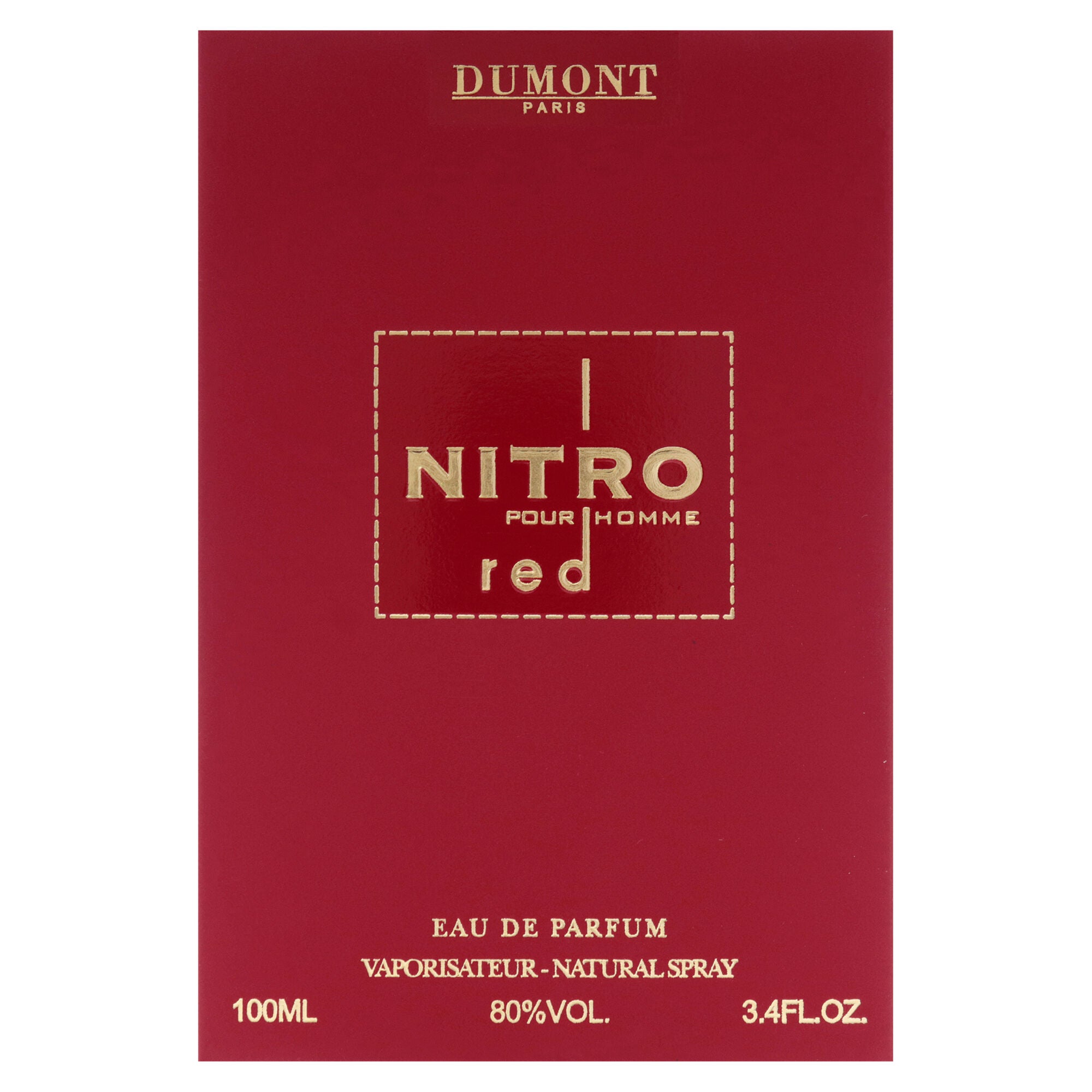Nitro Red by Dumont for Men - 3.4 oz EDP Spray, Clear, alternate image number 4
