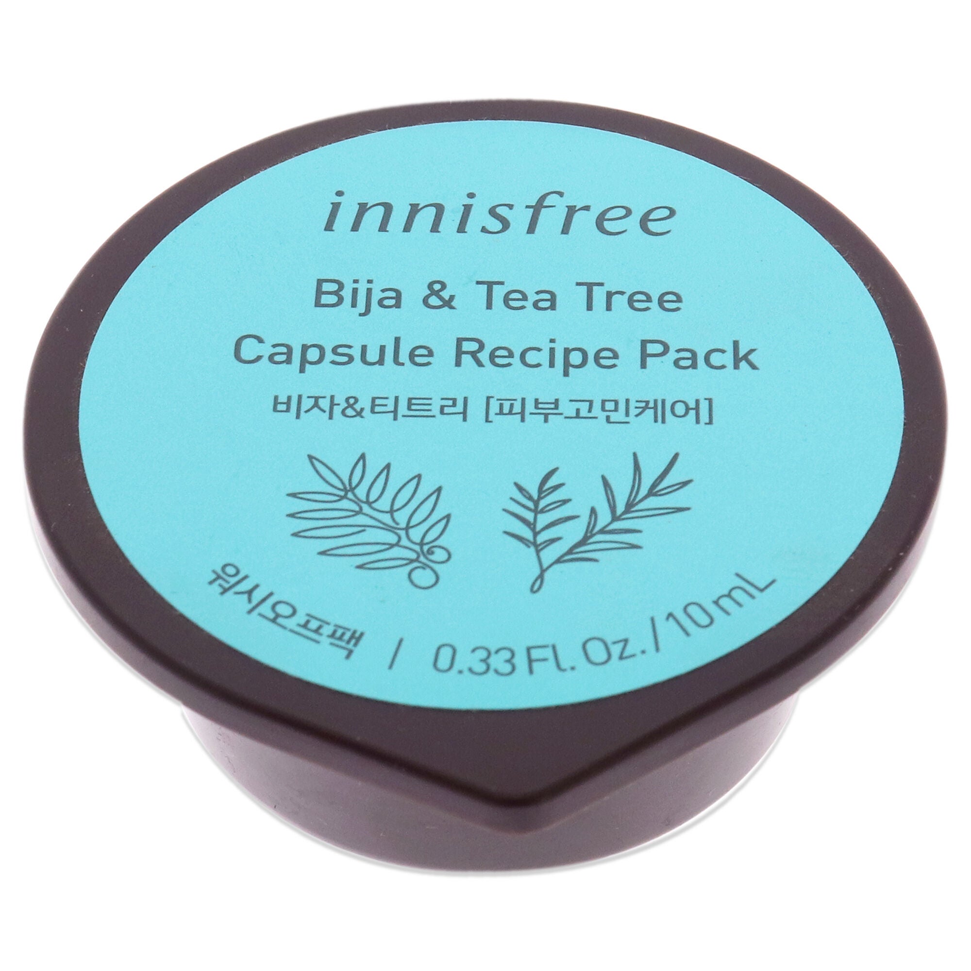 Capsule Recipe Pack Mask - Bija and Tea Tree by Innisfree for Unisex - 0.33 oz Mask, See Description, hi-res image number 0