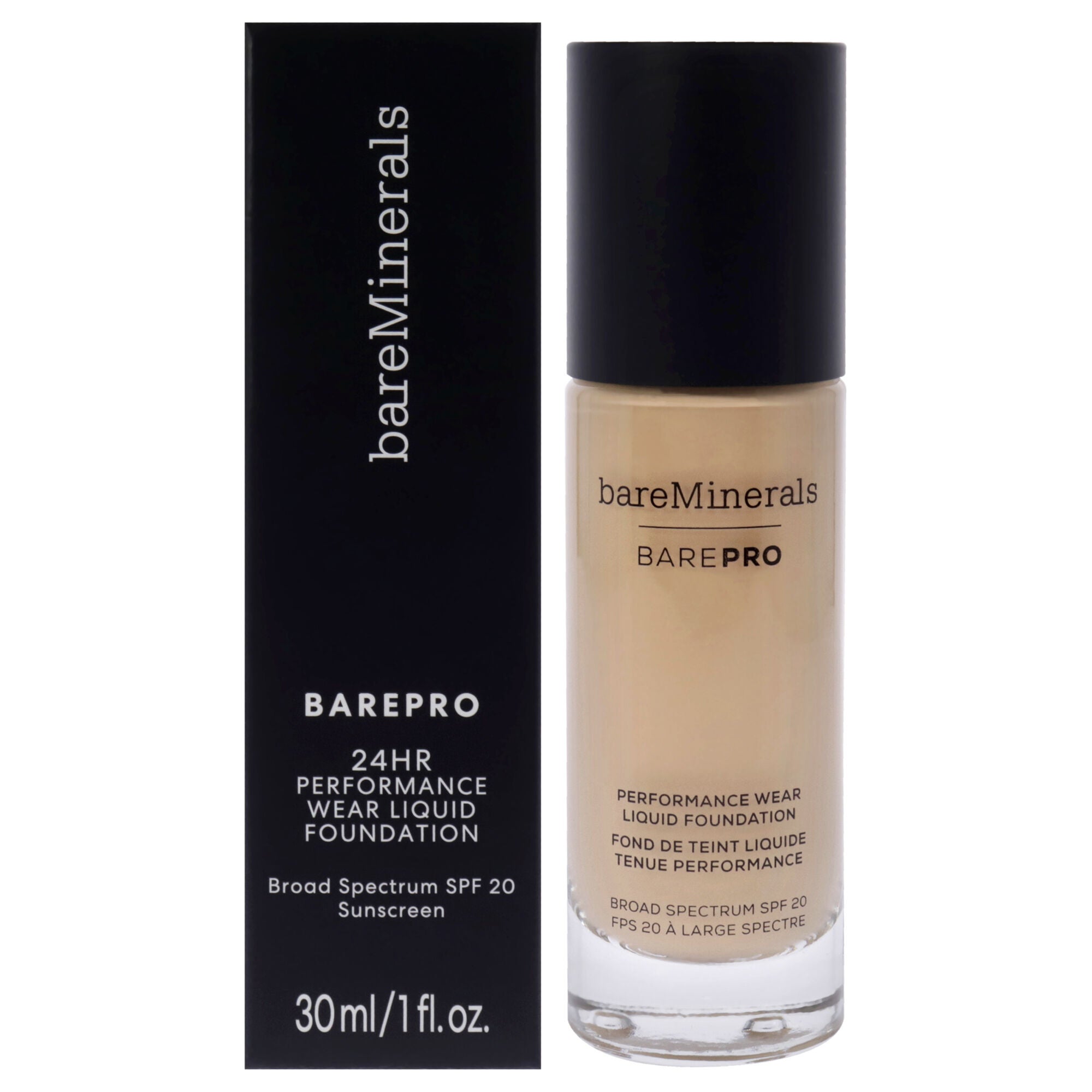 Barepro Performance Wear Liquid Foundation SPF 20 - 18 Pecan by bareMinerals for Women - 1 oz Foundation, See Description, hi-res image number 0