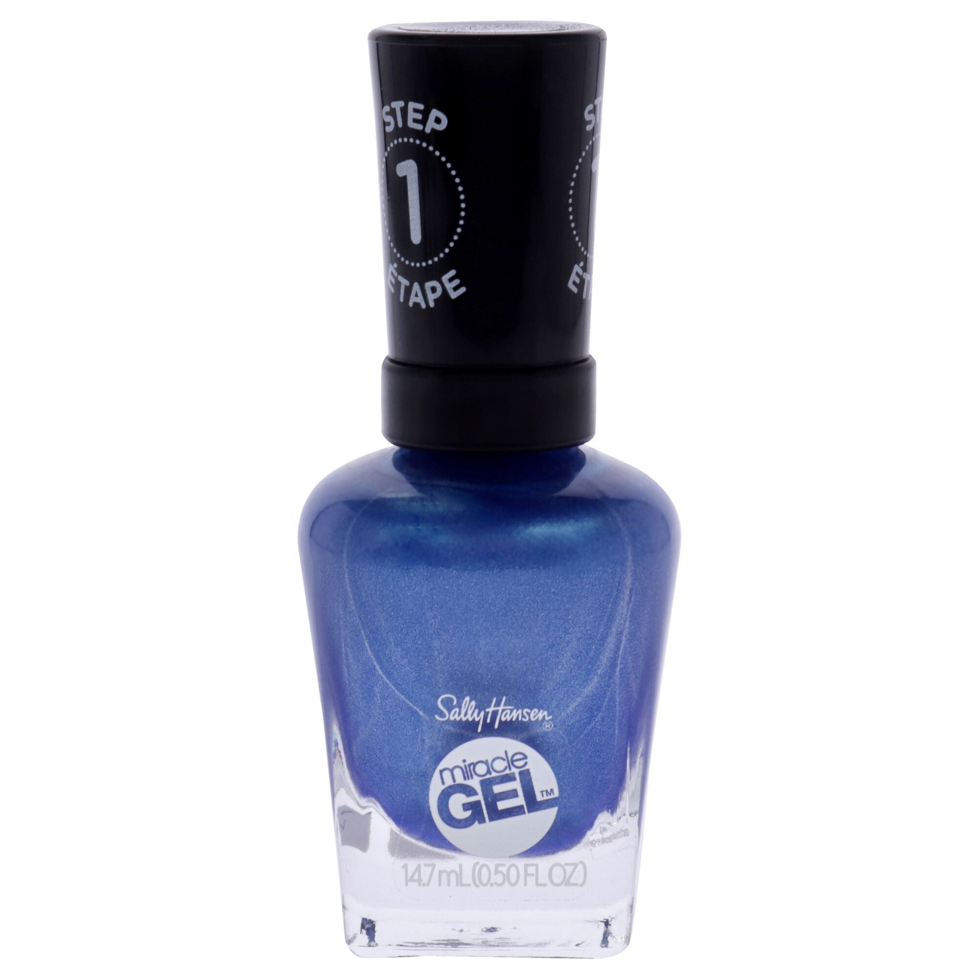 Miracle Gel - 646 Blues Cruise by Sally Hansen for Women - 0.5 oz Nail Polish, See Description, hi-res image number 0